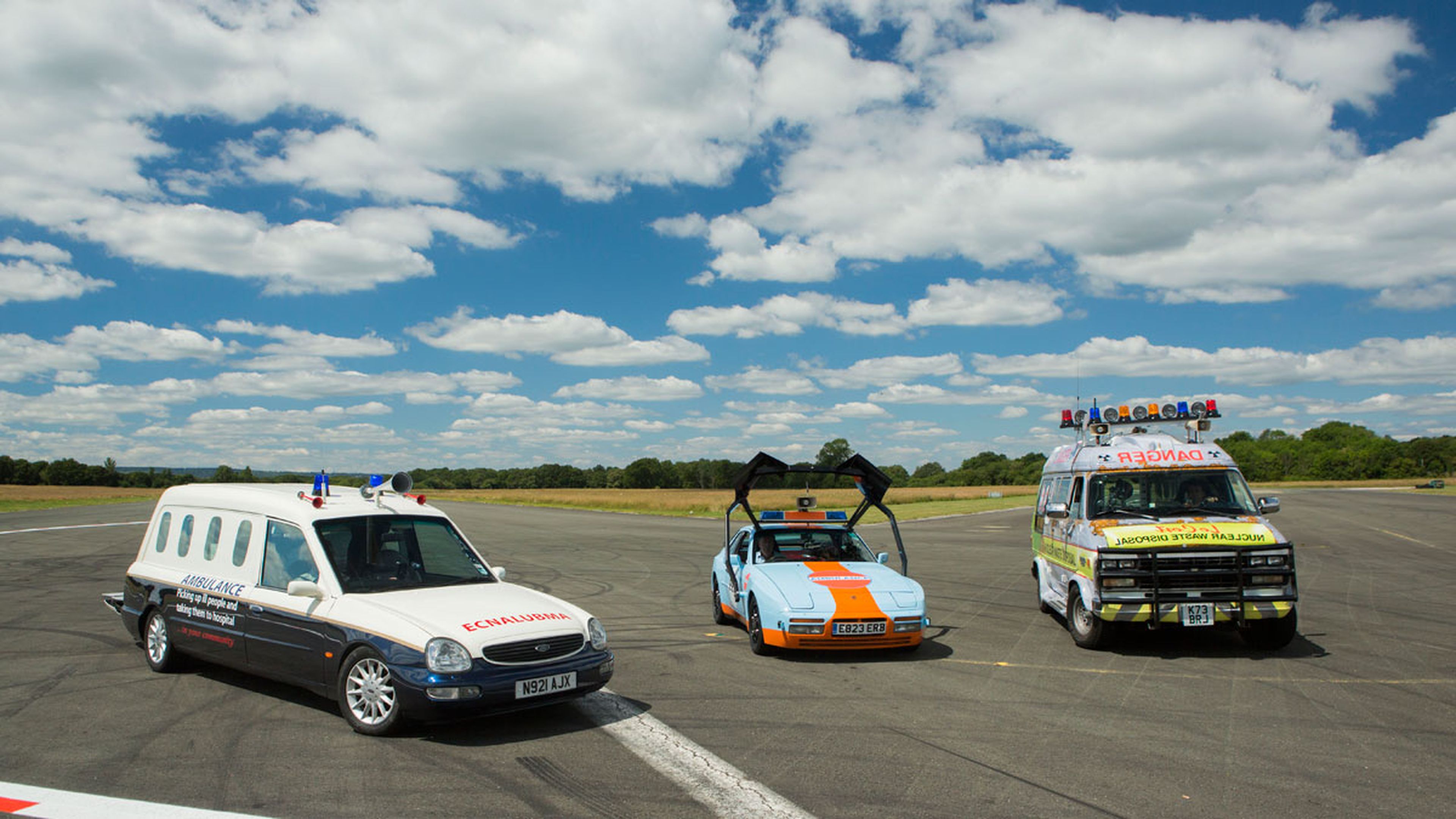 Las ambulancias que probó Top Gear, al museo Beaulieu