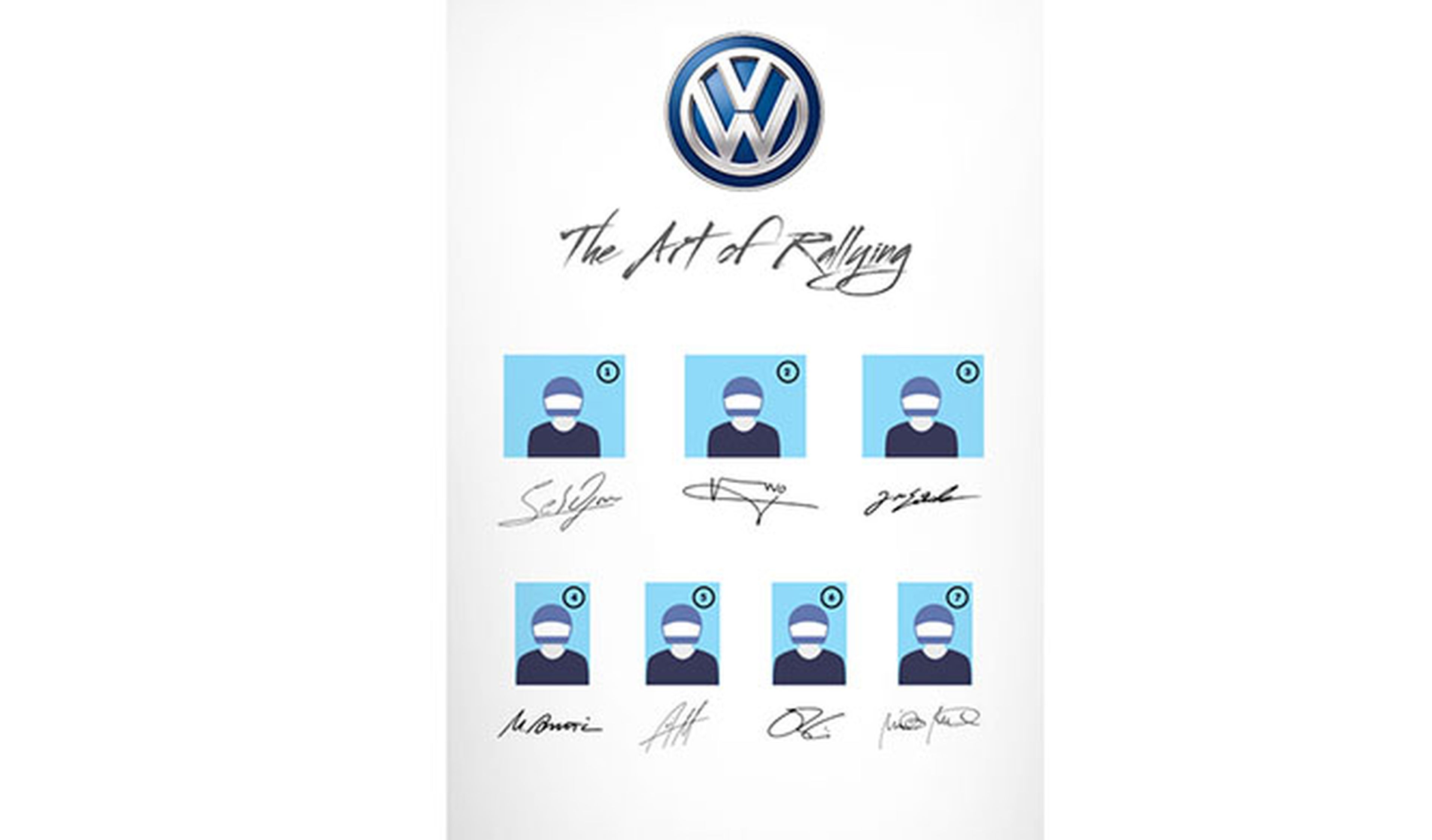 VW te reta: ¿reconoces las firmas de los pilotos del WRC?