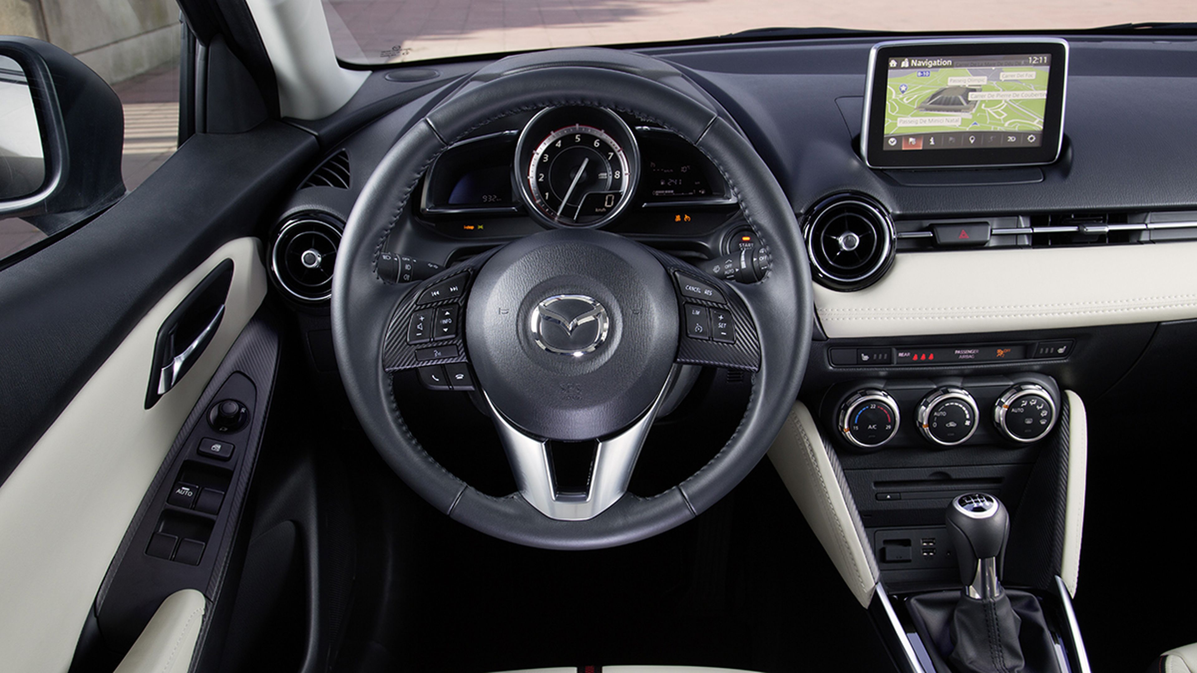 El Mazda2 ofrece un interior muy tecnológico