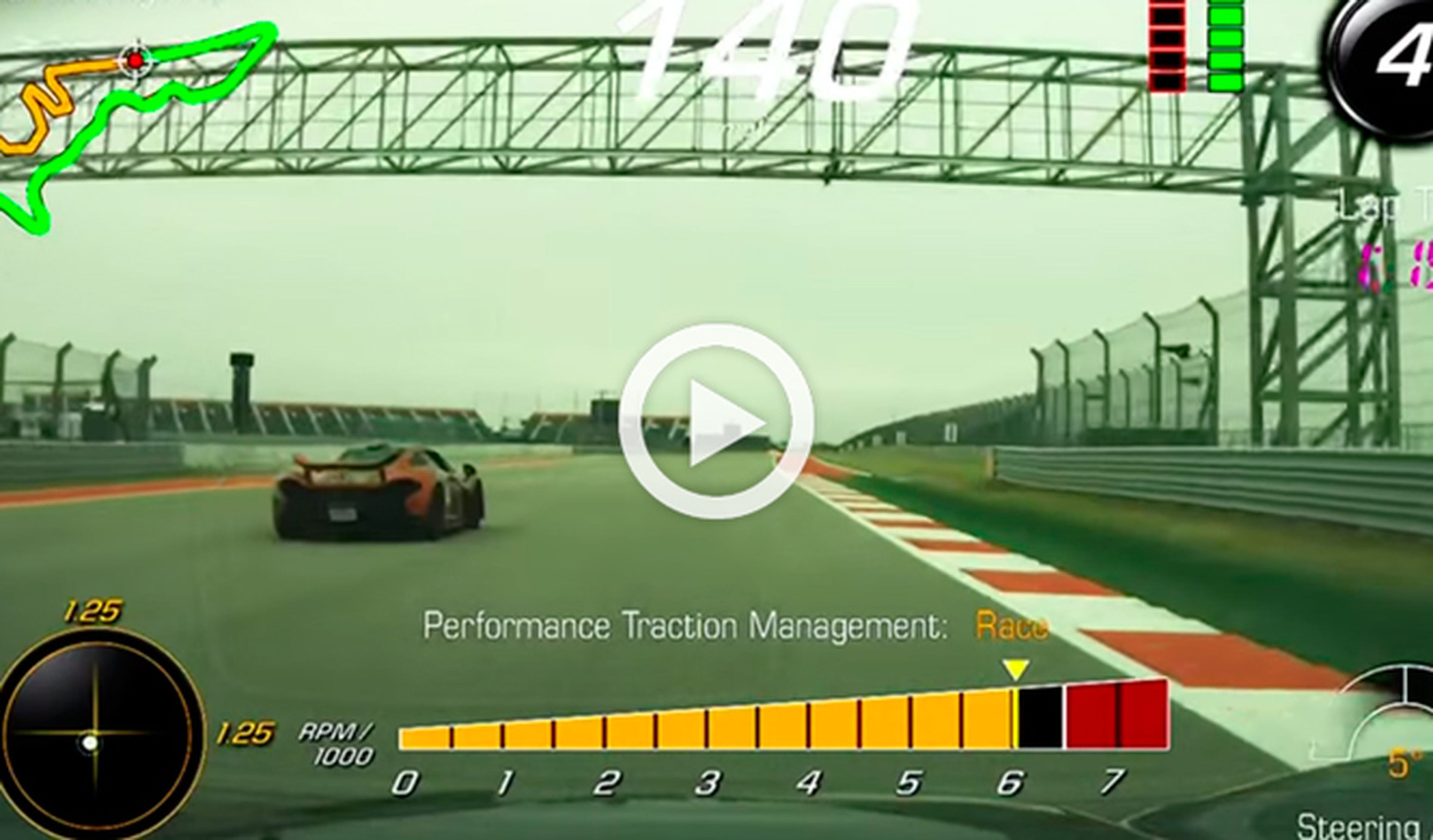 Vídeo: McLaren P1 'humilla' a un Corvette Z06 en circuito