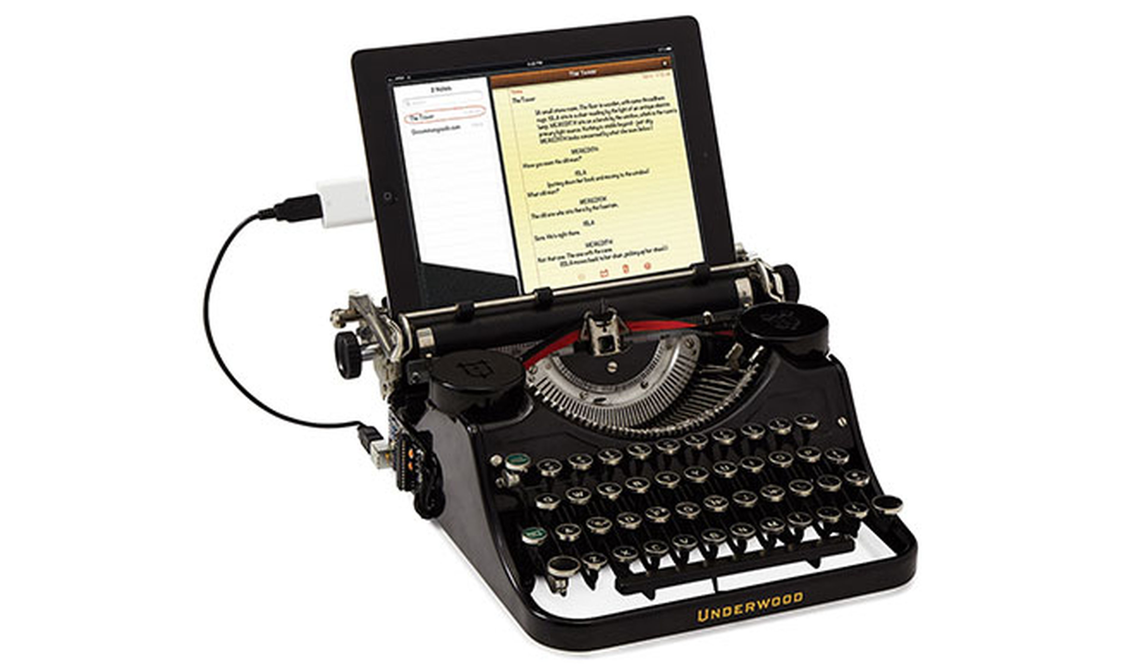 Curioso gadget que moderniza tu vieja máquina de escribir