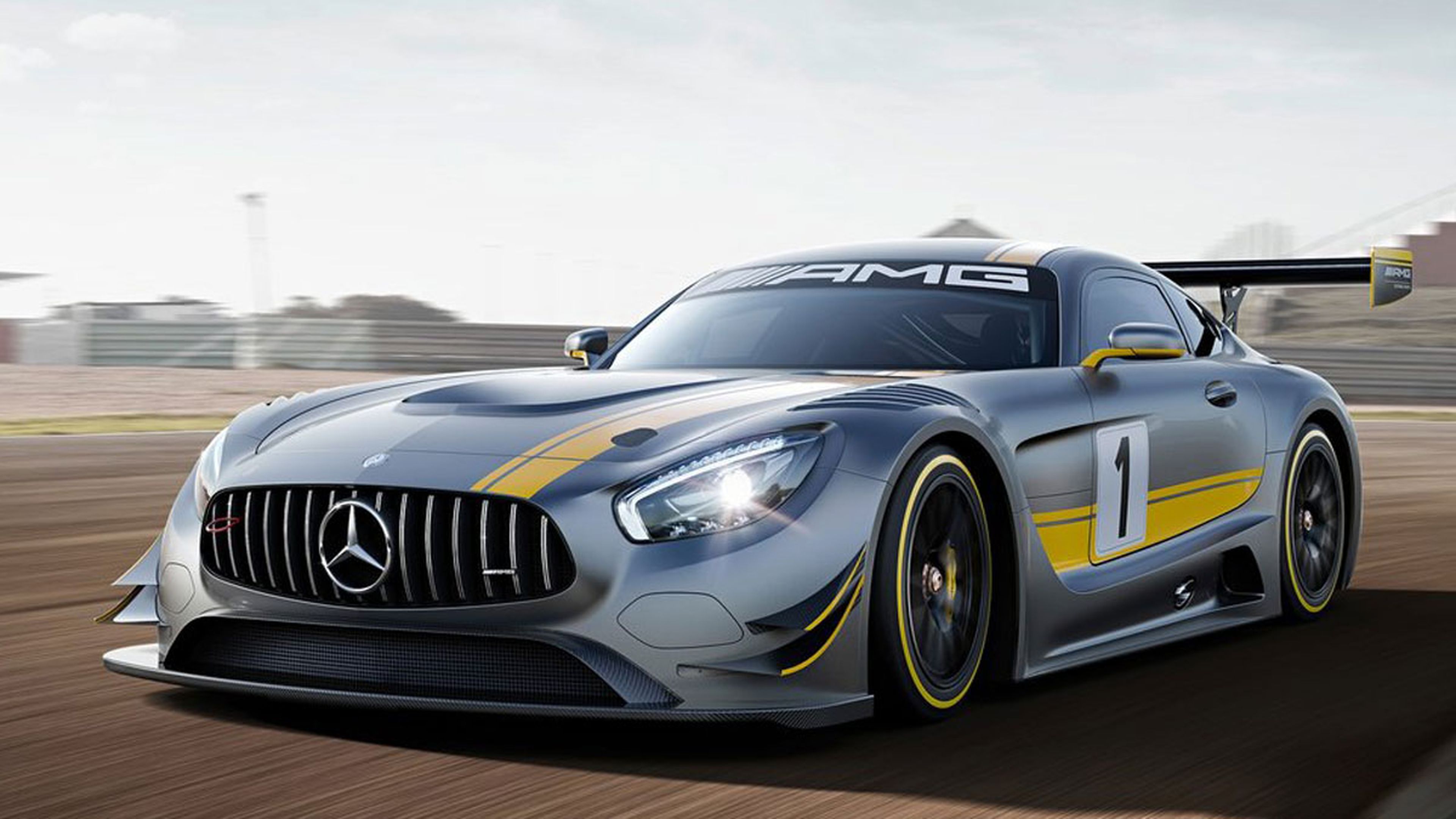 Mercedes-AMG GT3 tres cuartos delantero