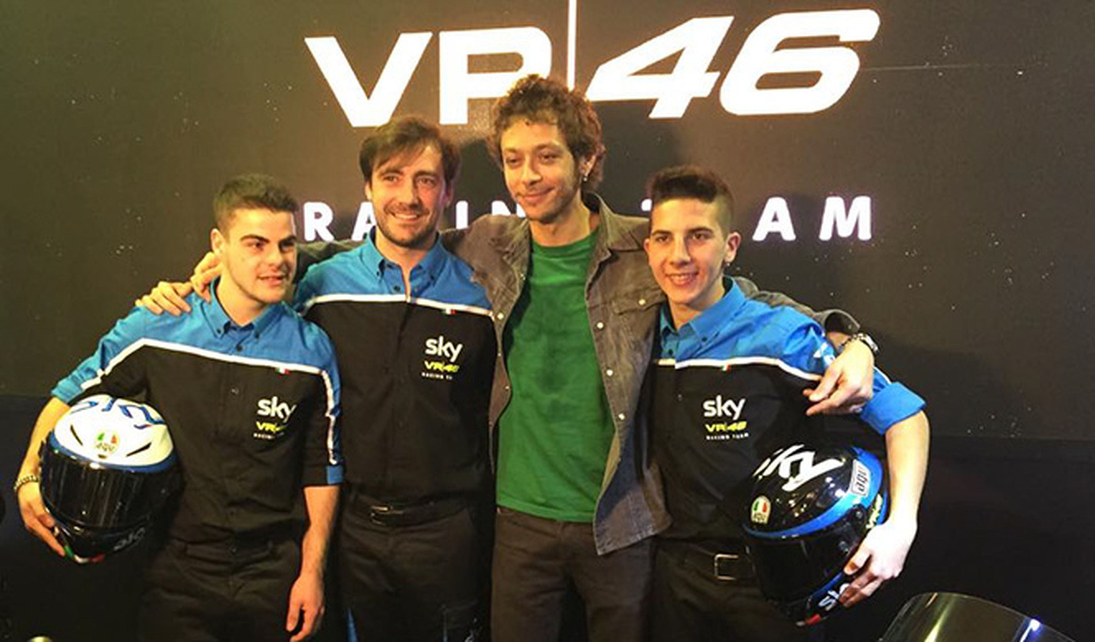 Valentino Rossi presenta su equipo de Moto3