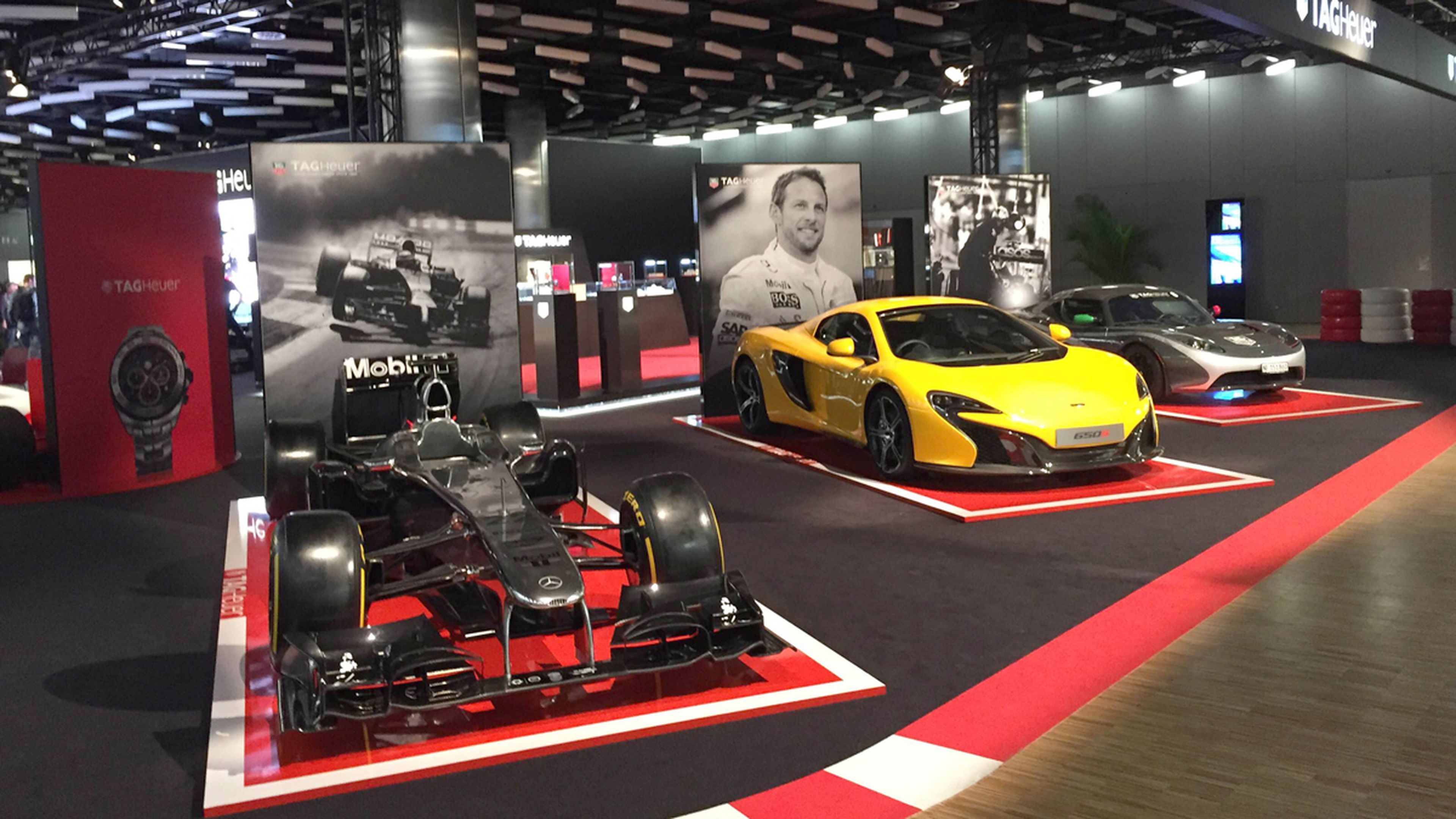 Exposicion Tag Heuer McLaren Salon de Ginebra 2015 entrada