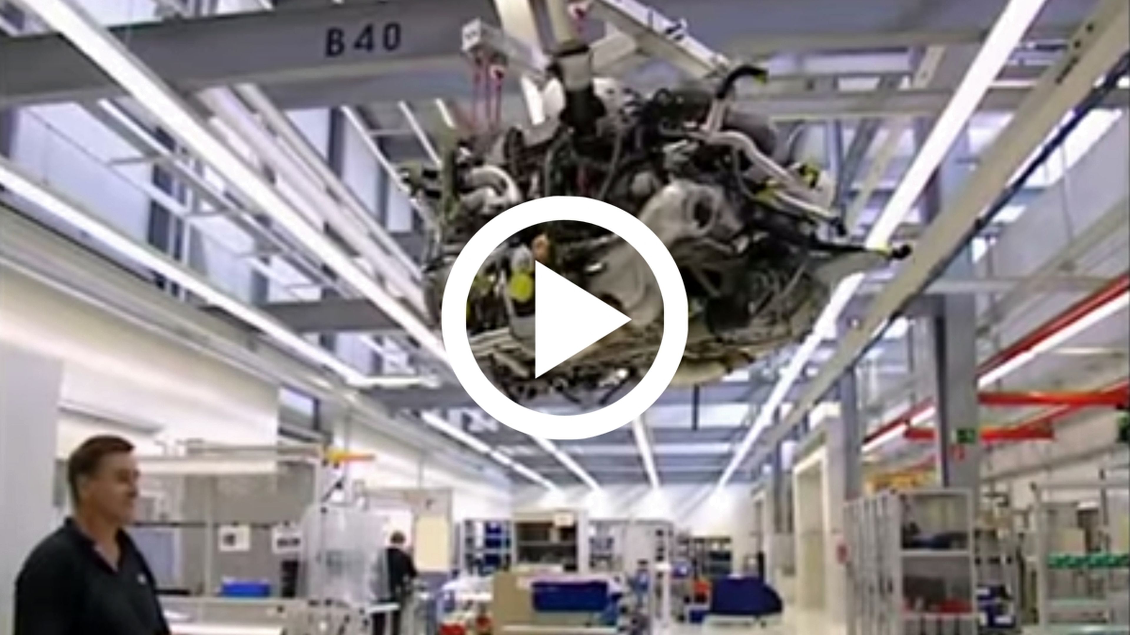 Vídeo: el montaje del motor W16 del Bugatti Veyron