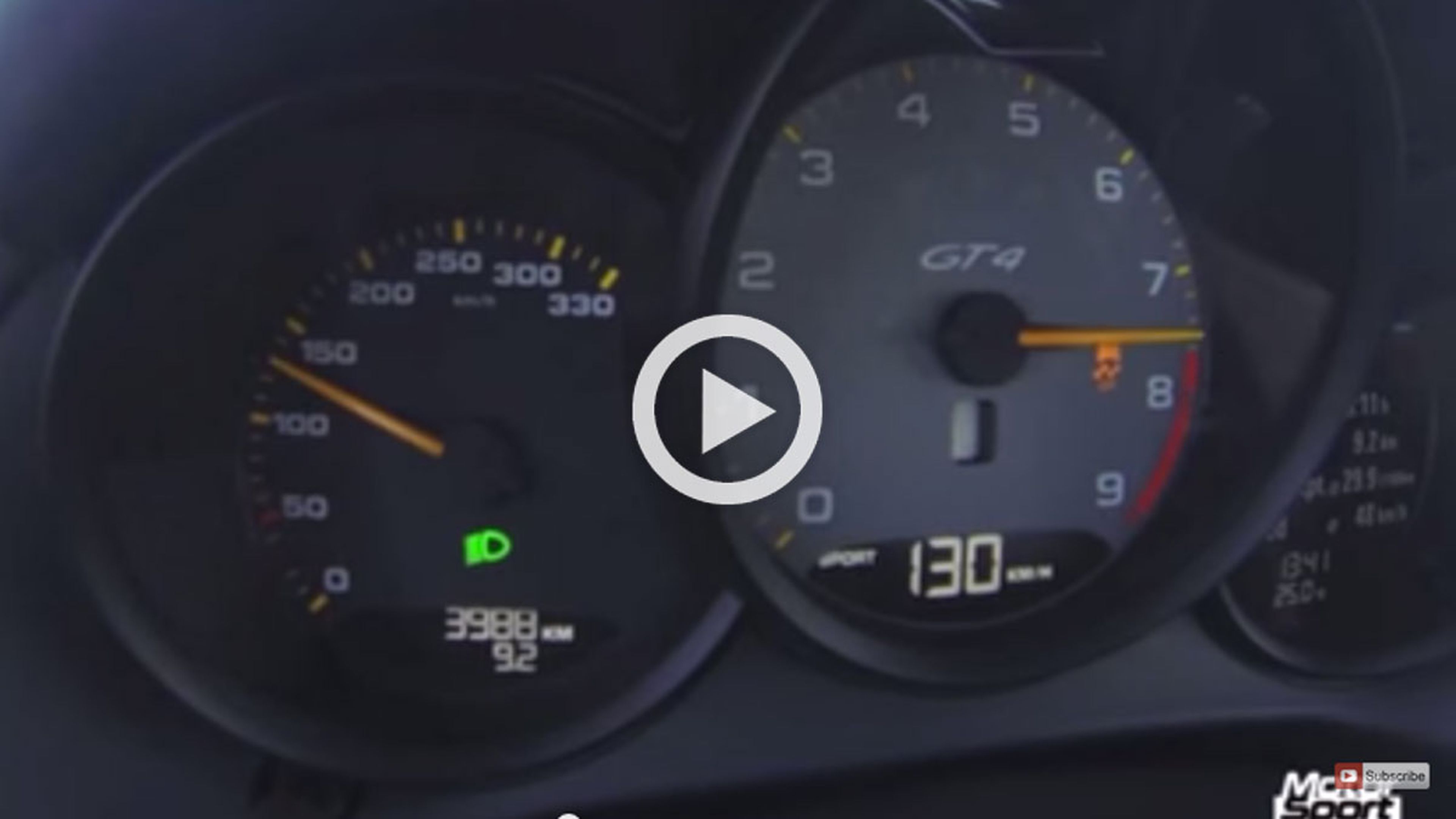 Vídeo: nuevo Porsche Cayman GT4, de 0 a 240 km/h