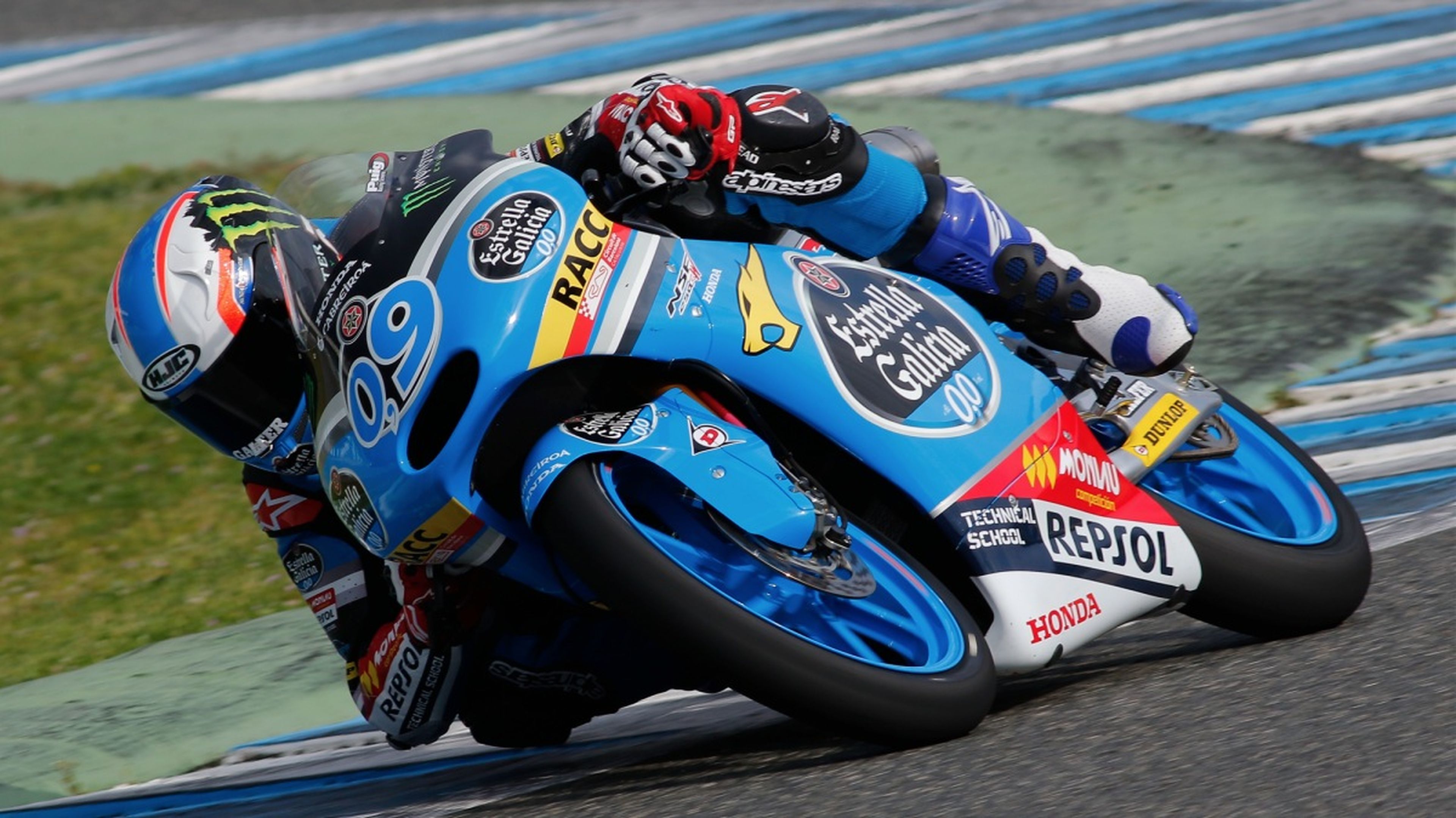 Jorge Navarro, el más rápido de Moto3 en los test de Jerez
