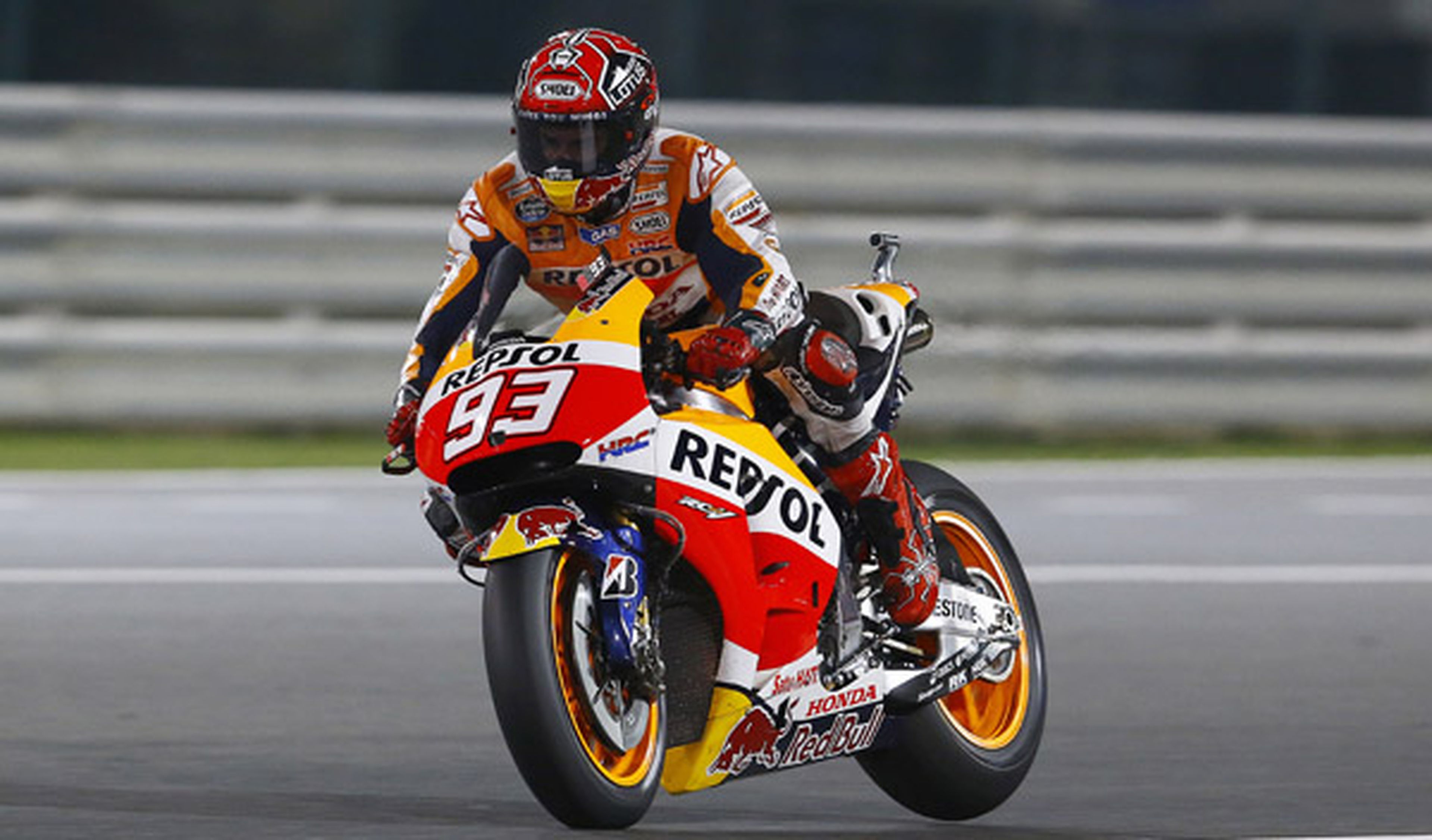 Libres 1 MotoGP GP de Qatar 2015: Marc Márquez, a lo suyo