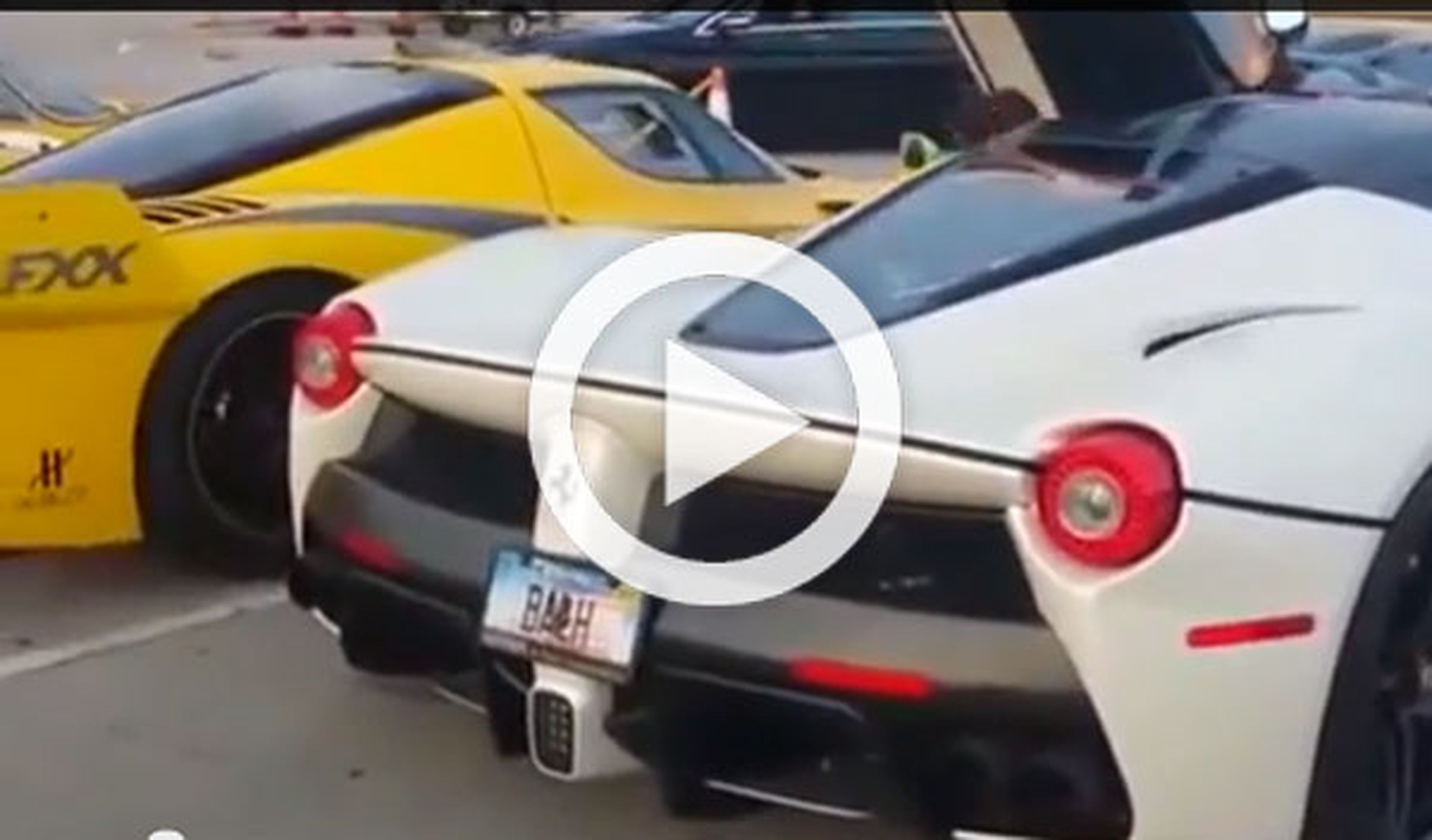 Vídeo: Ferrari LaFerrari y FXX, juntos en Miami…