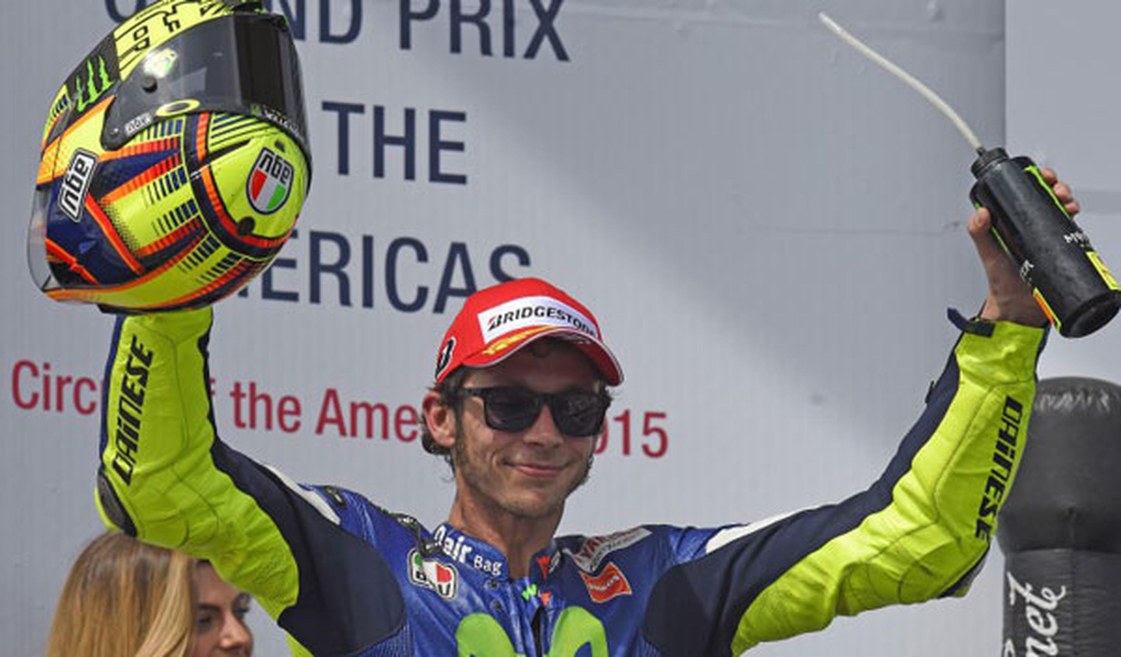 Rossi, tercero: “El neumático delantero se ha destruido"