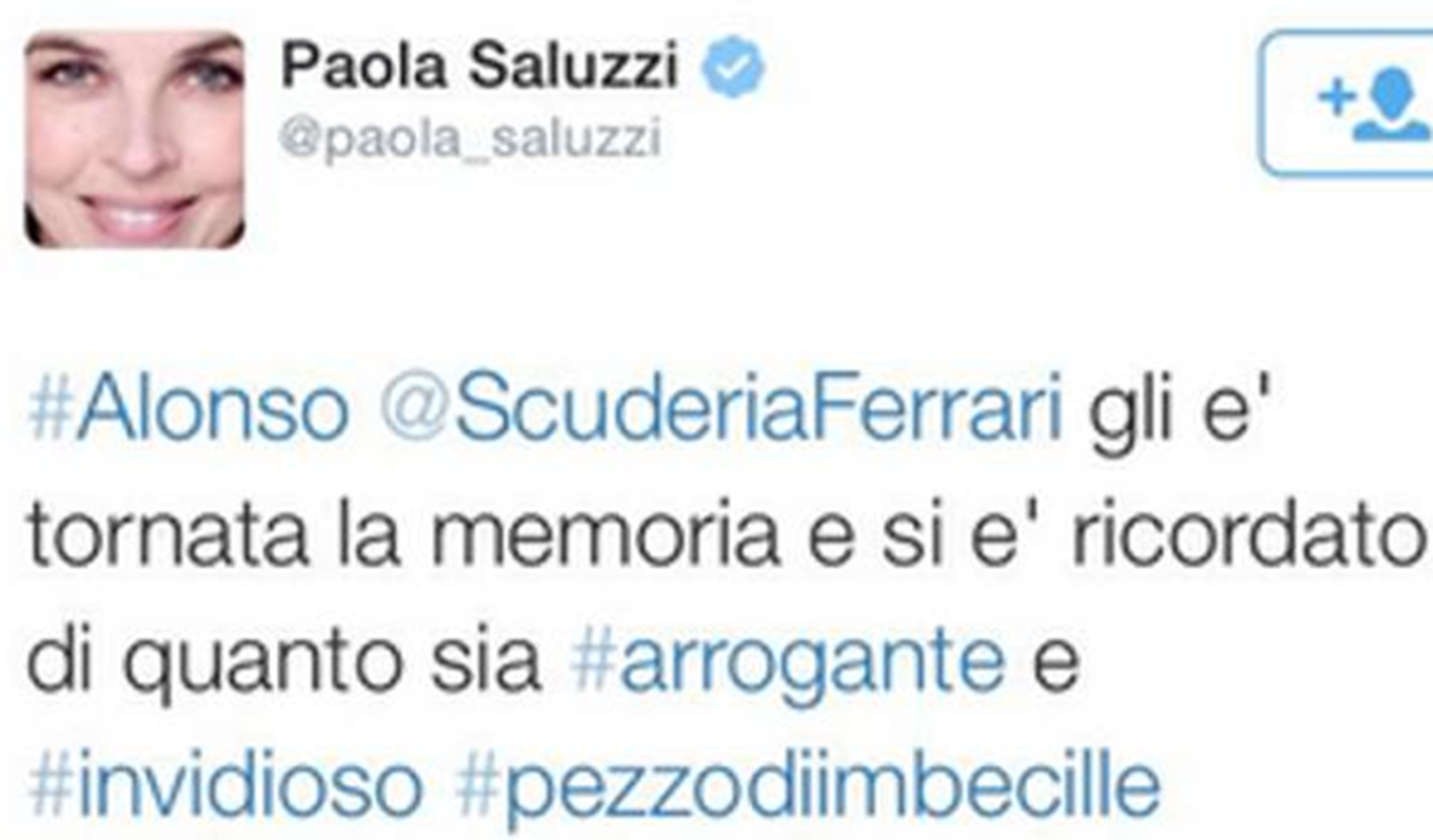 Paola Saluzzi Fernando Alonso