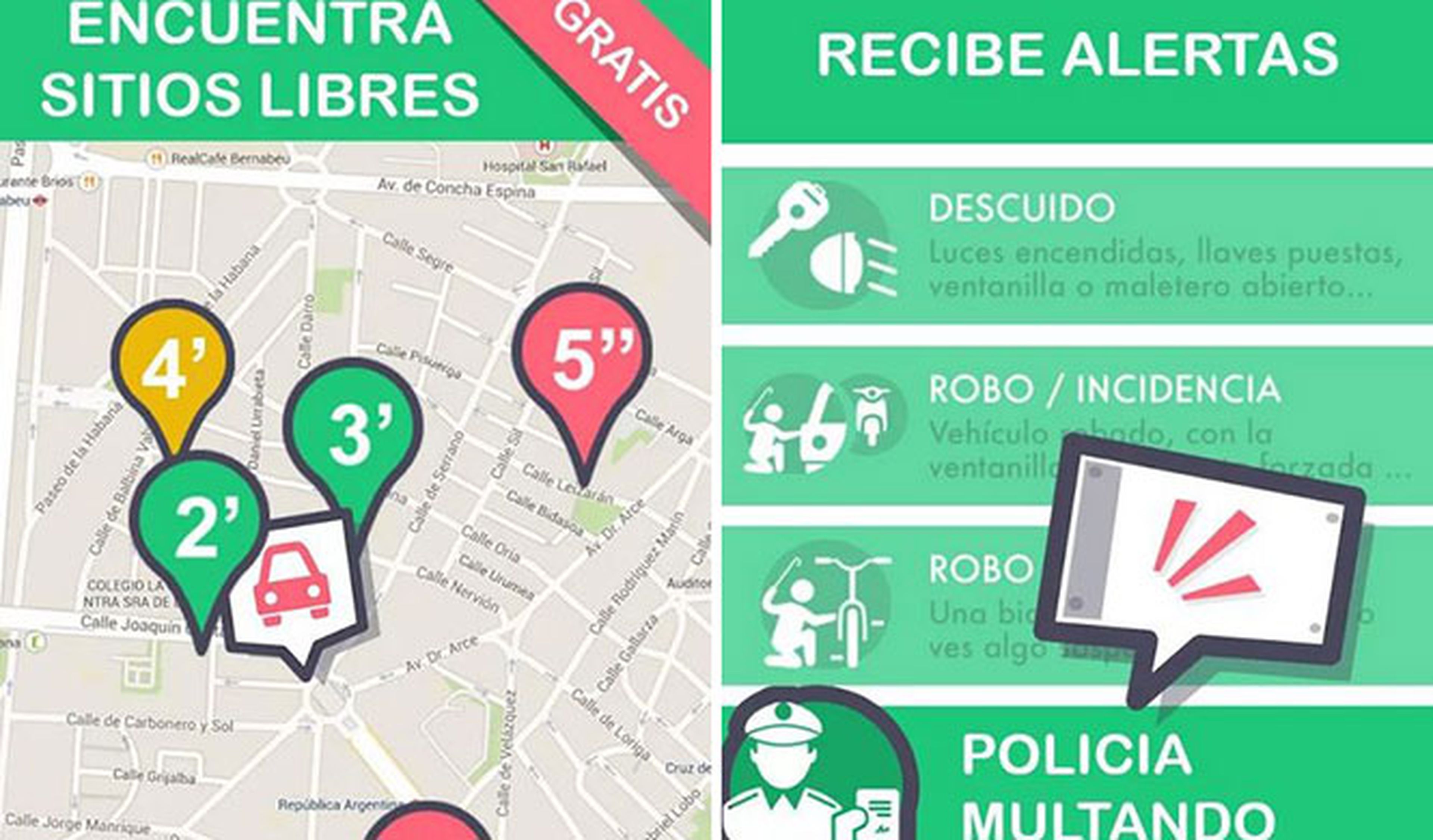 Wazypark, la app española que busca aparcamiento