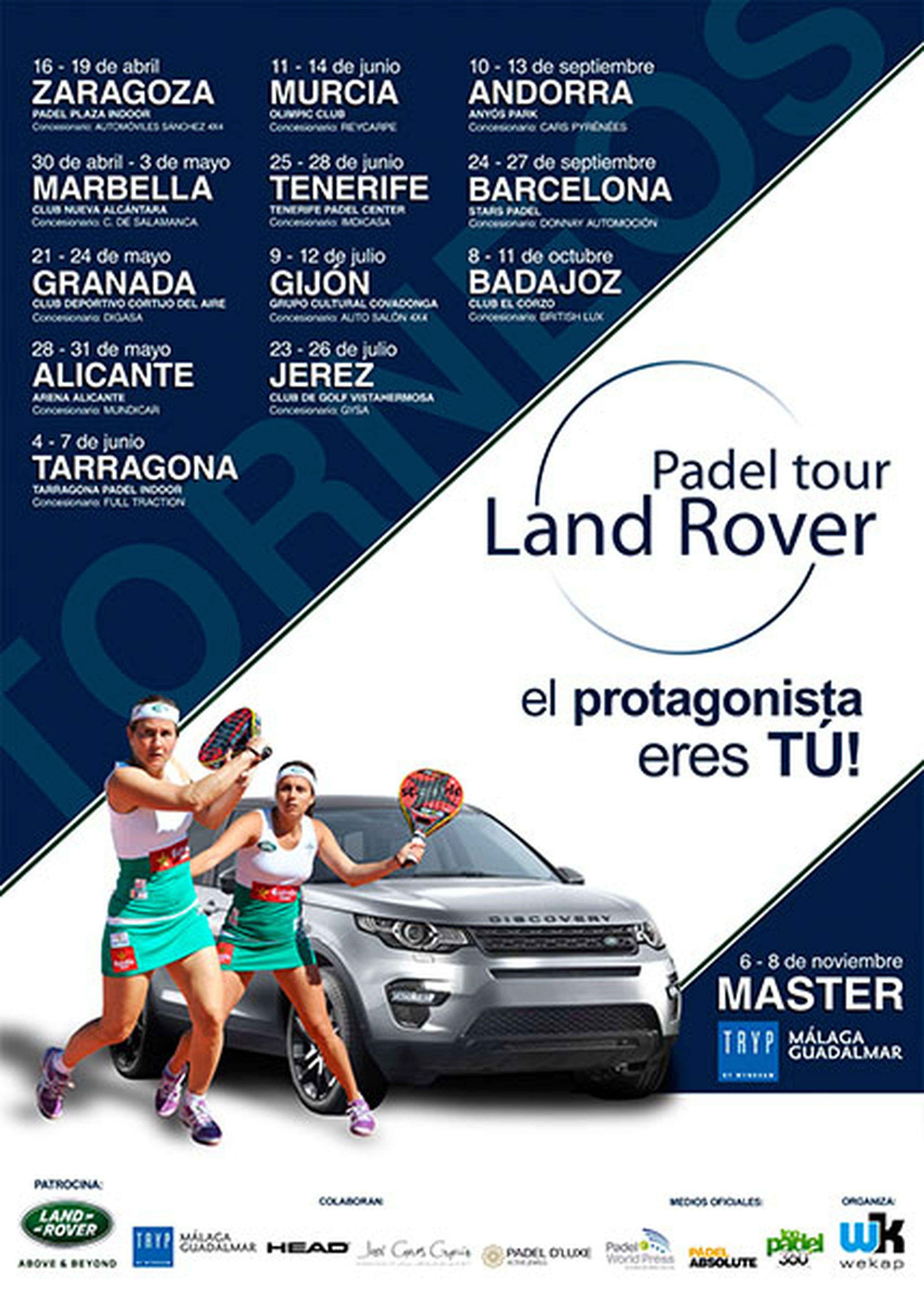 Carteldel Land Rover Pádel Tour 2015