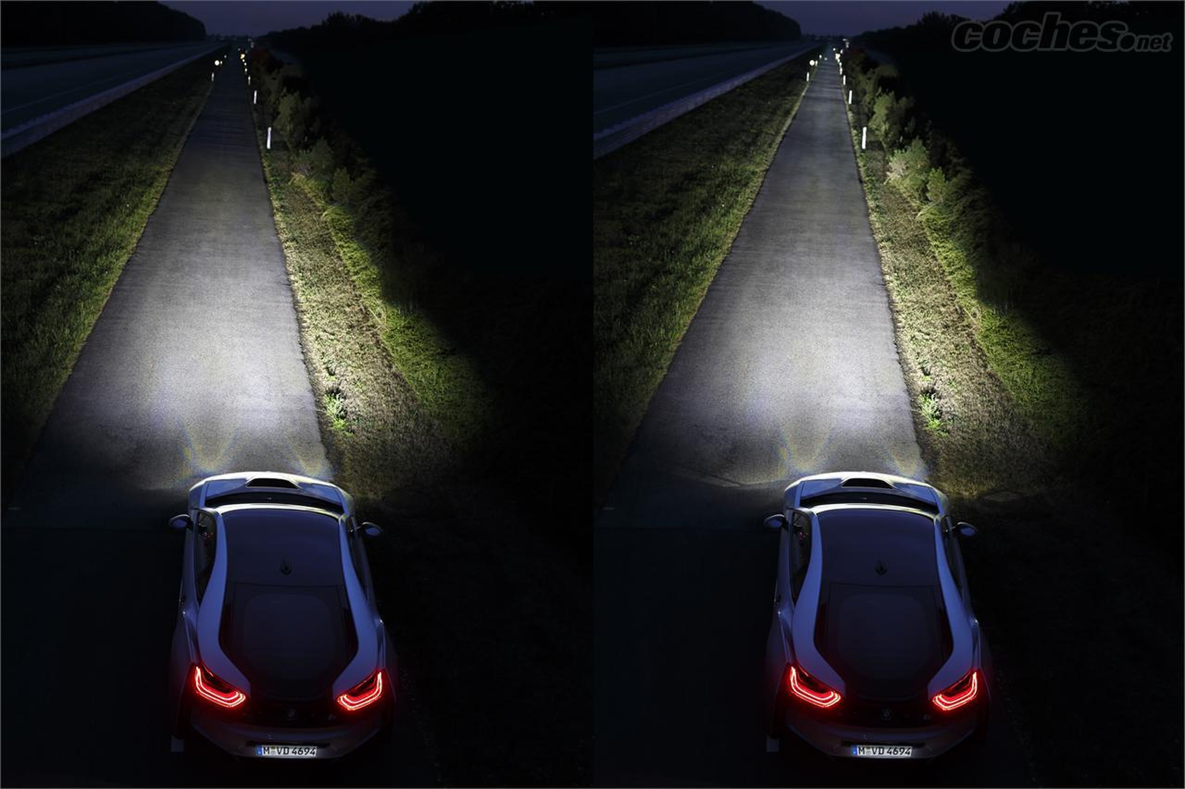 Así funcionan las luces láser del BMW i8