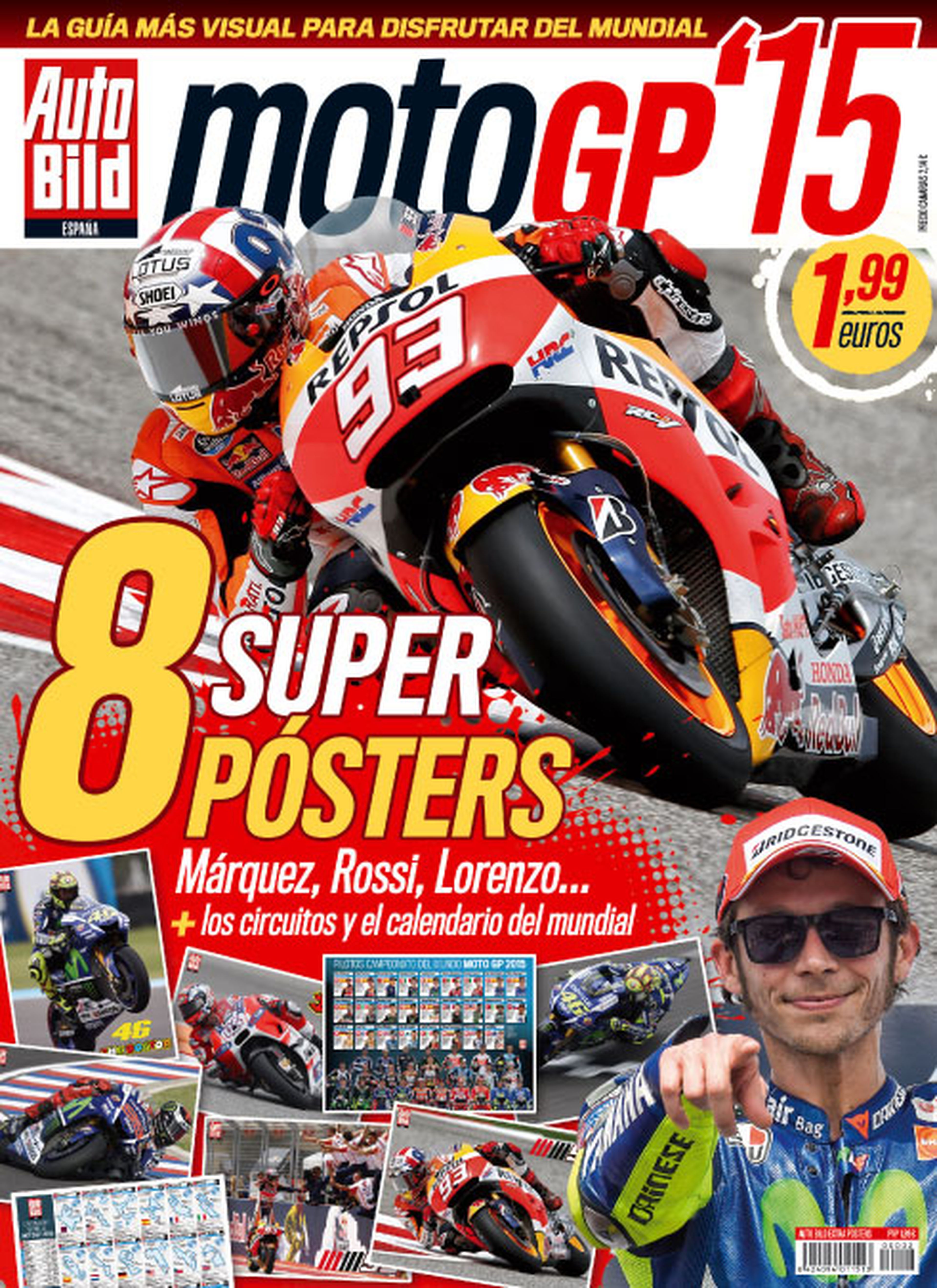 ¡8 pósters de MotoGP por 1,99 euros!