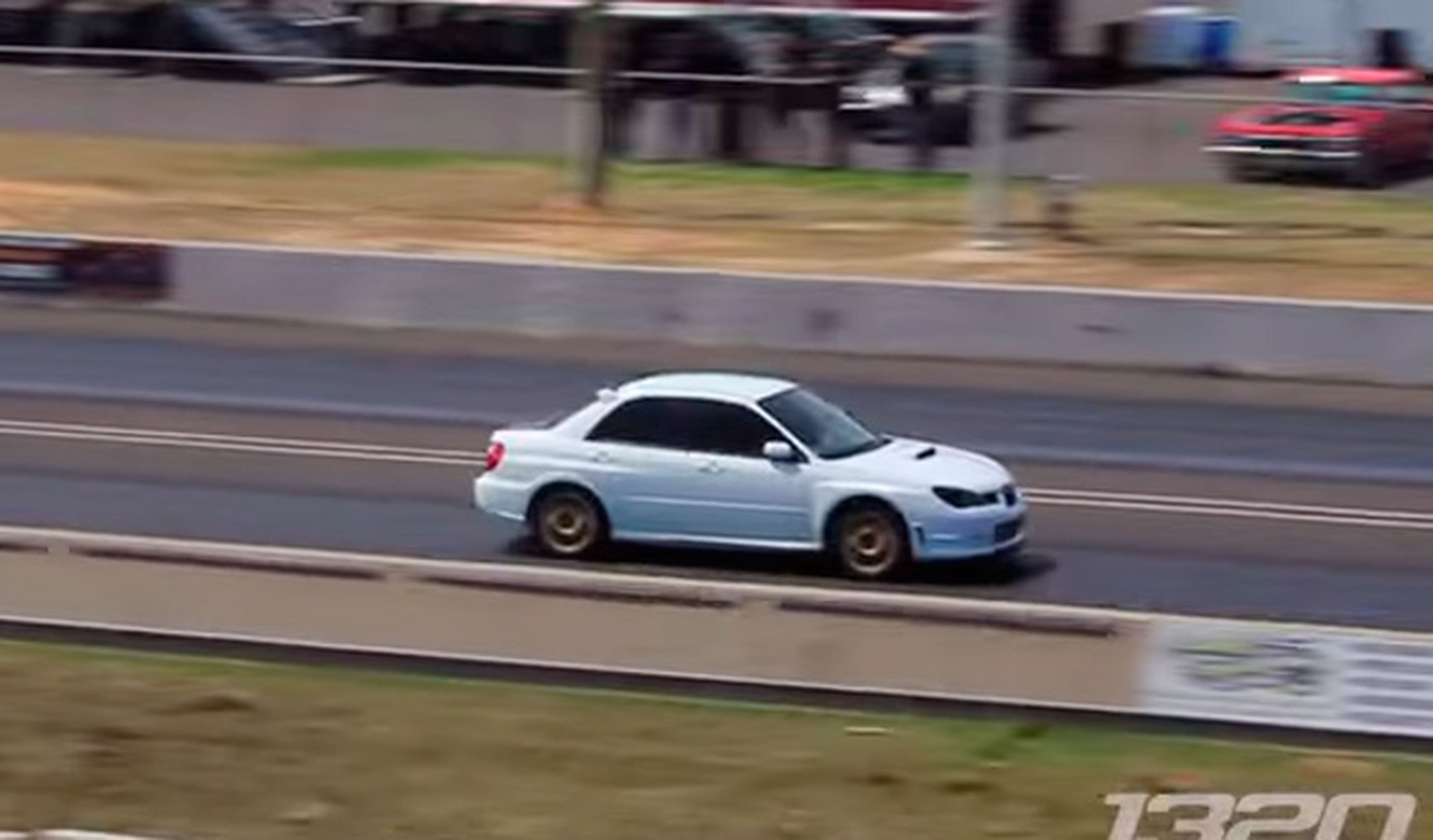 Un Subaru Impreza bate récord de aceleración