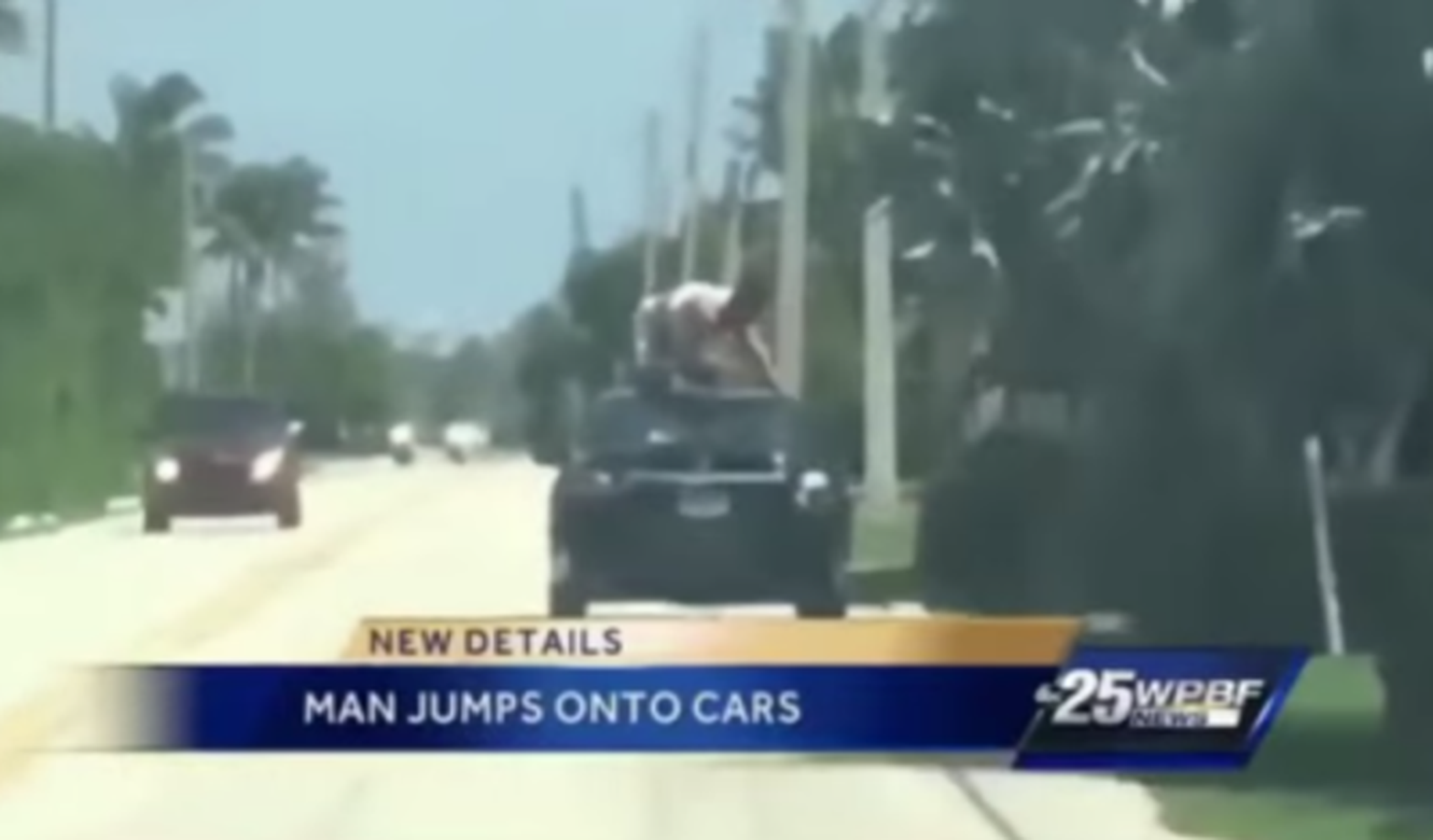 Vídeo: un hombre surfea sobre un coche en marcha