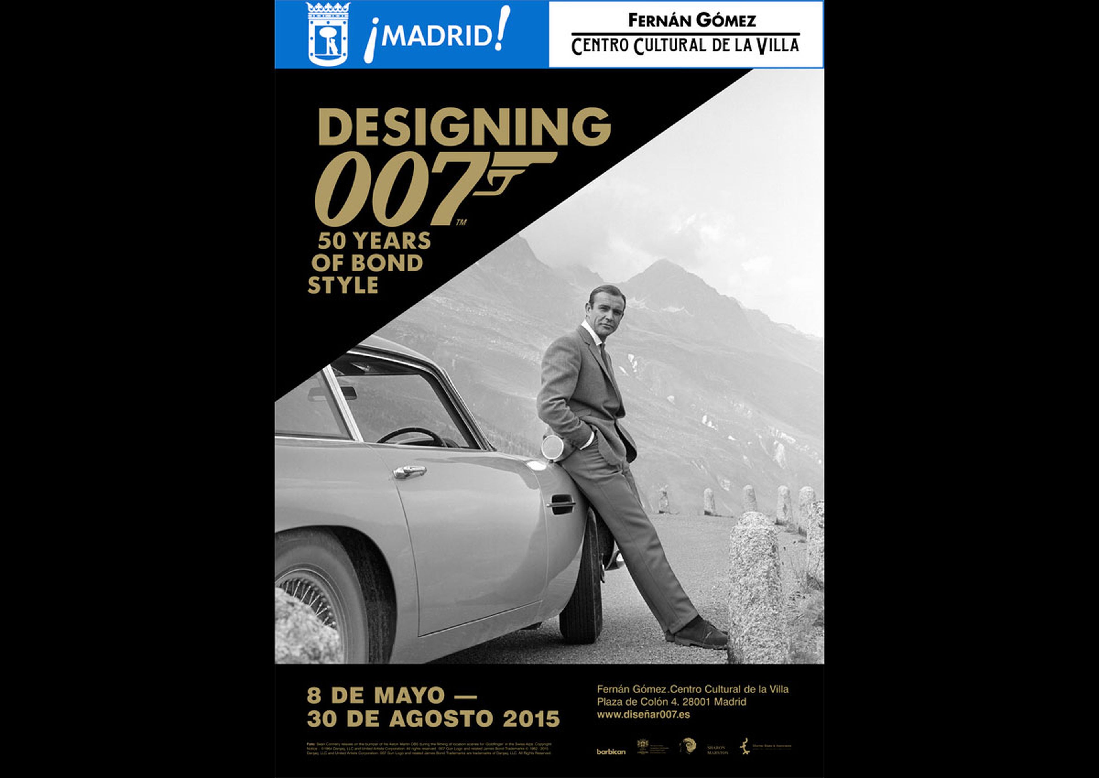 Exposición Diseñando 007 en Madrid