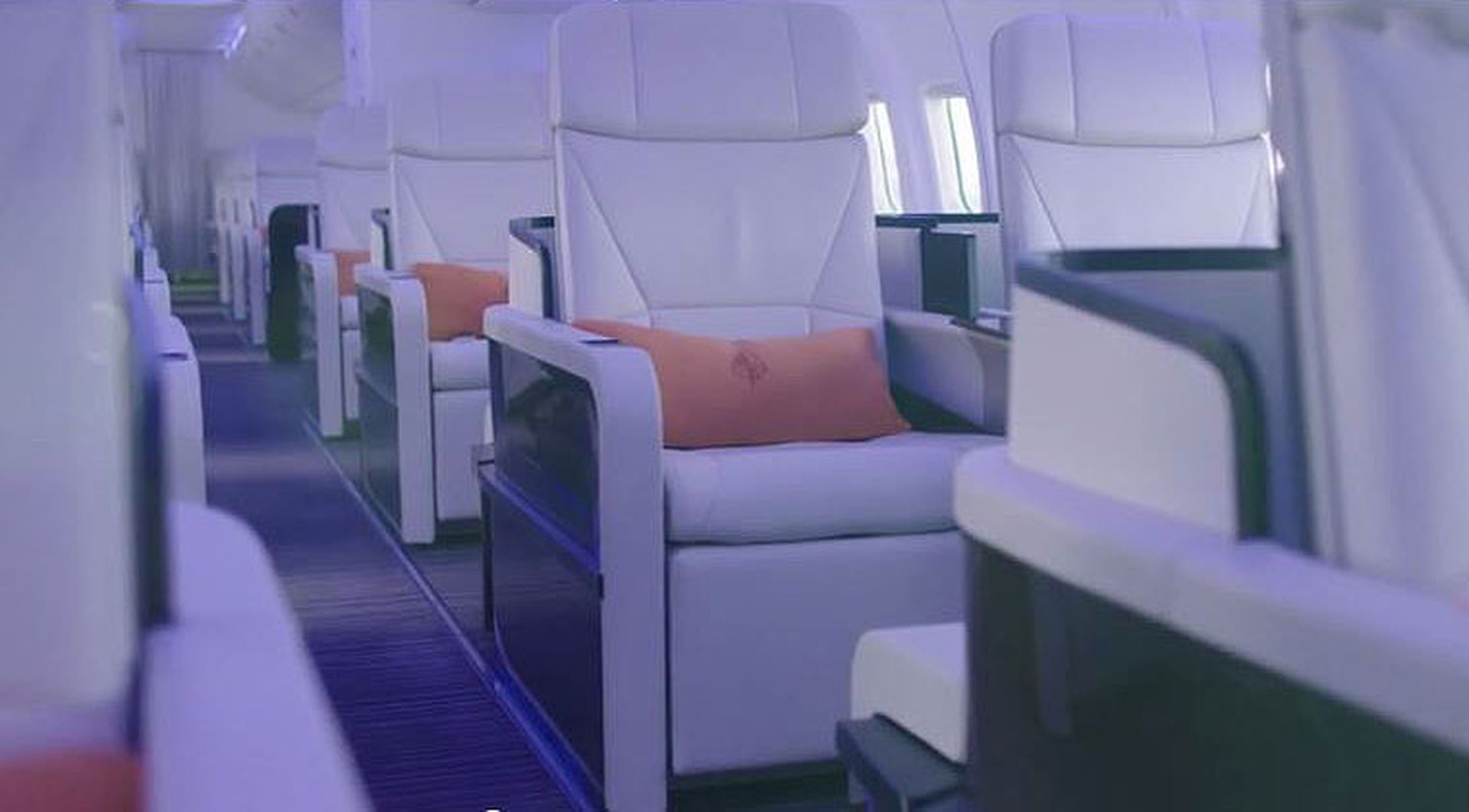 52 asientos en el jet privado de Four Seasons