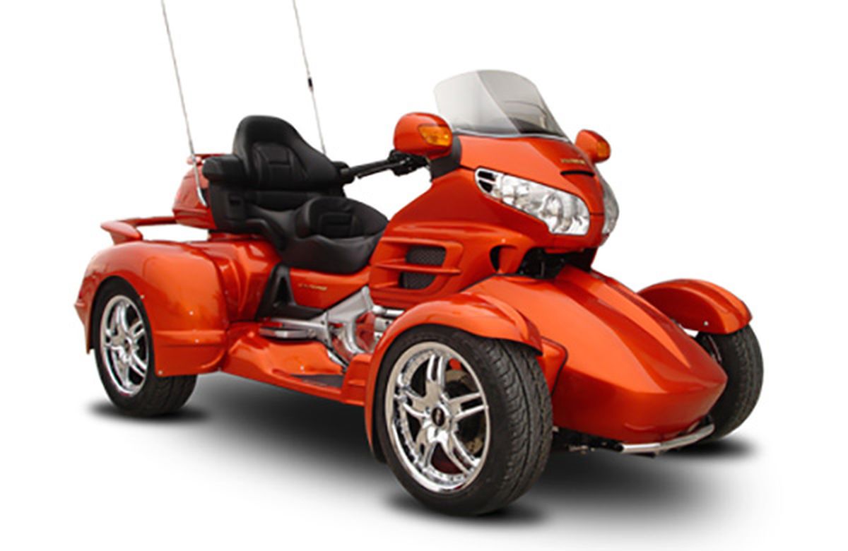 Una Honda Goldwing Convertida En Quad 8635