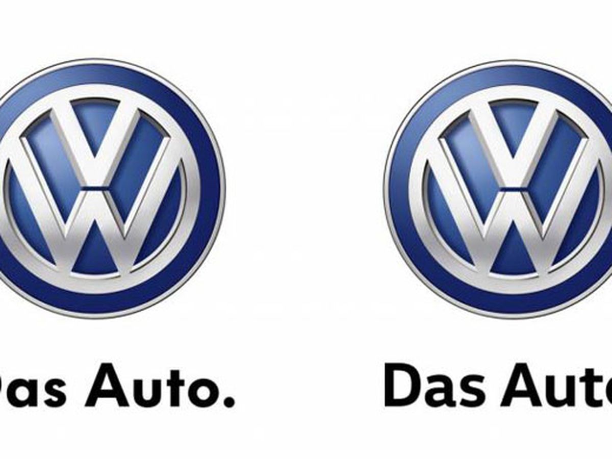 Cómo luce el nuevo logo de Volkswagen en sus autos?