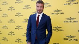 David Beckham en la presentación de la boutique de Breitling