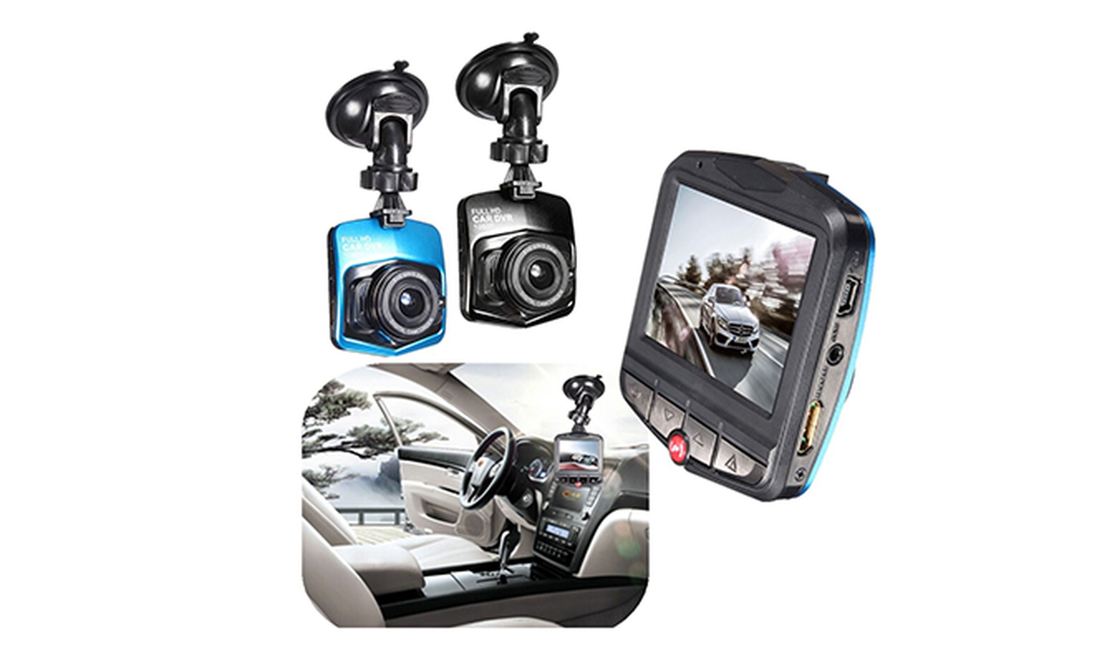  Cámara de coche DVR, USB DVR grabadora de vídeo de conducción  GPS HD 1080 p Dash On-Dash Cam cámaras delanteras y traseras para coches :  Electrónica