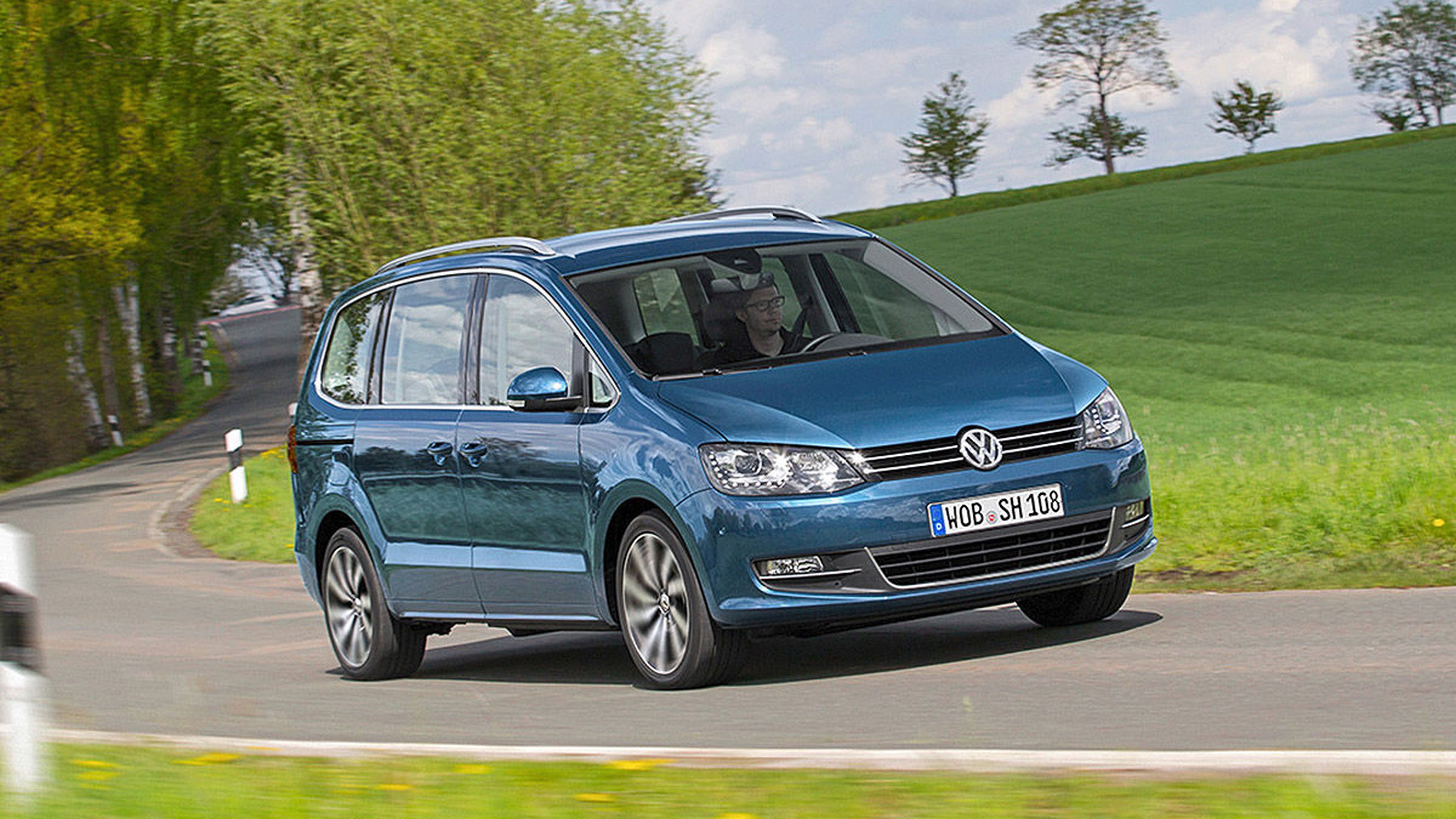 Volkswagen Sharan facelift 2015 dinámica