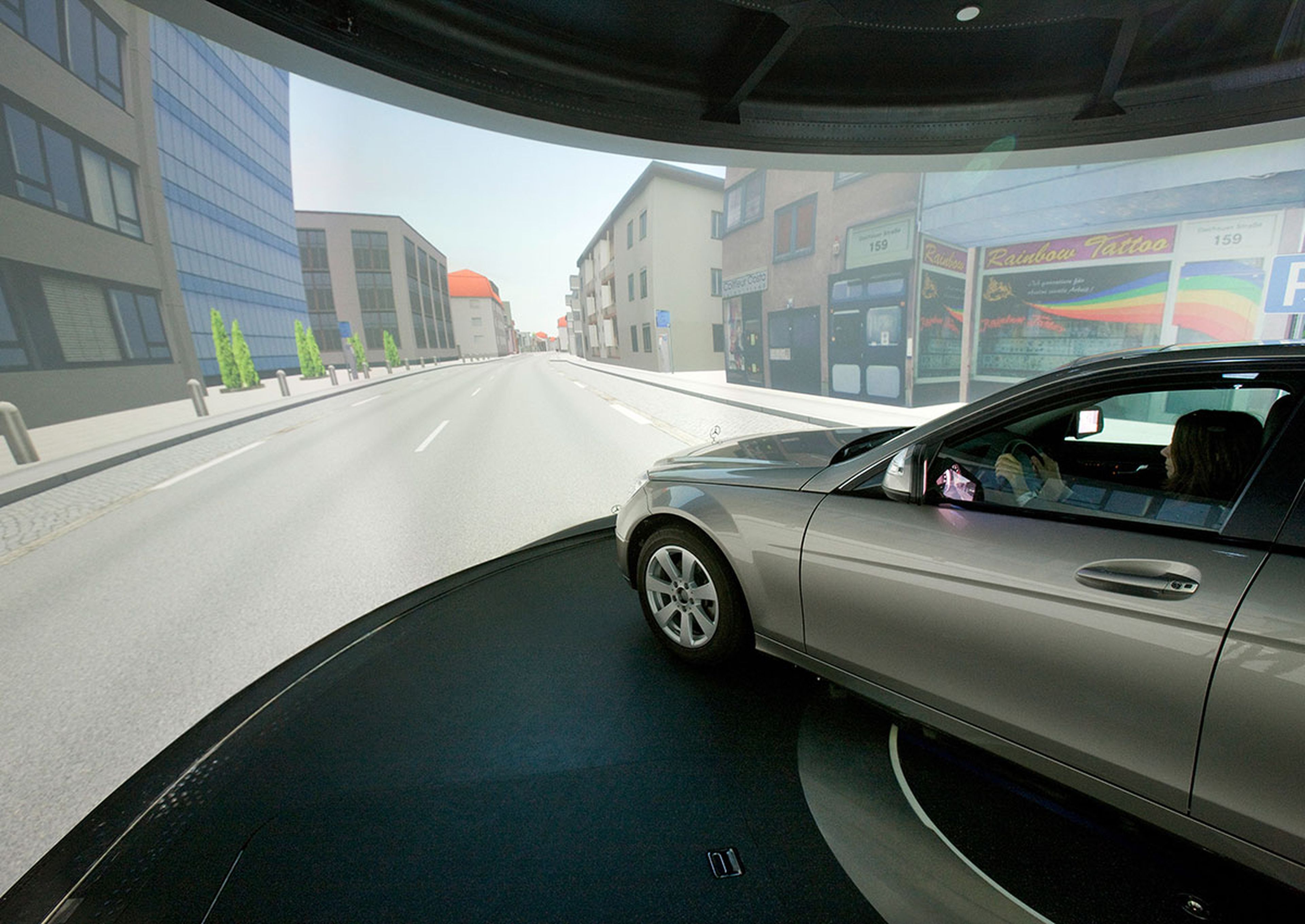 Simulador de conducción de Mercedes-Benz