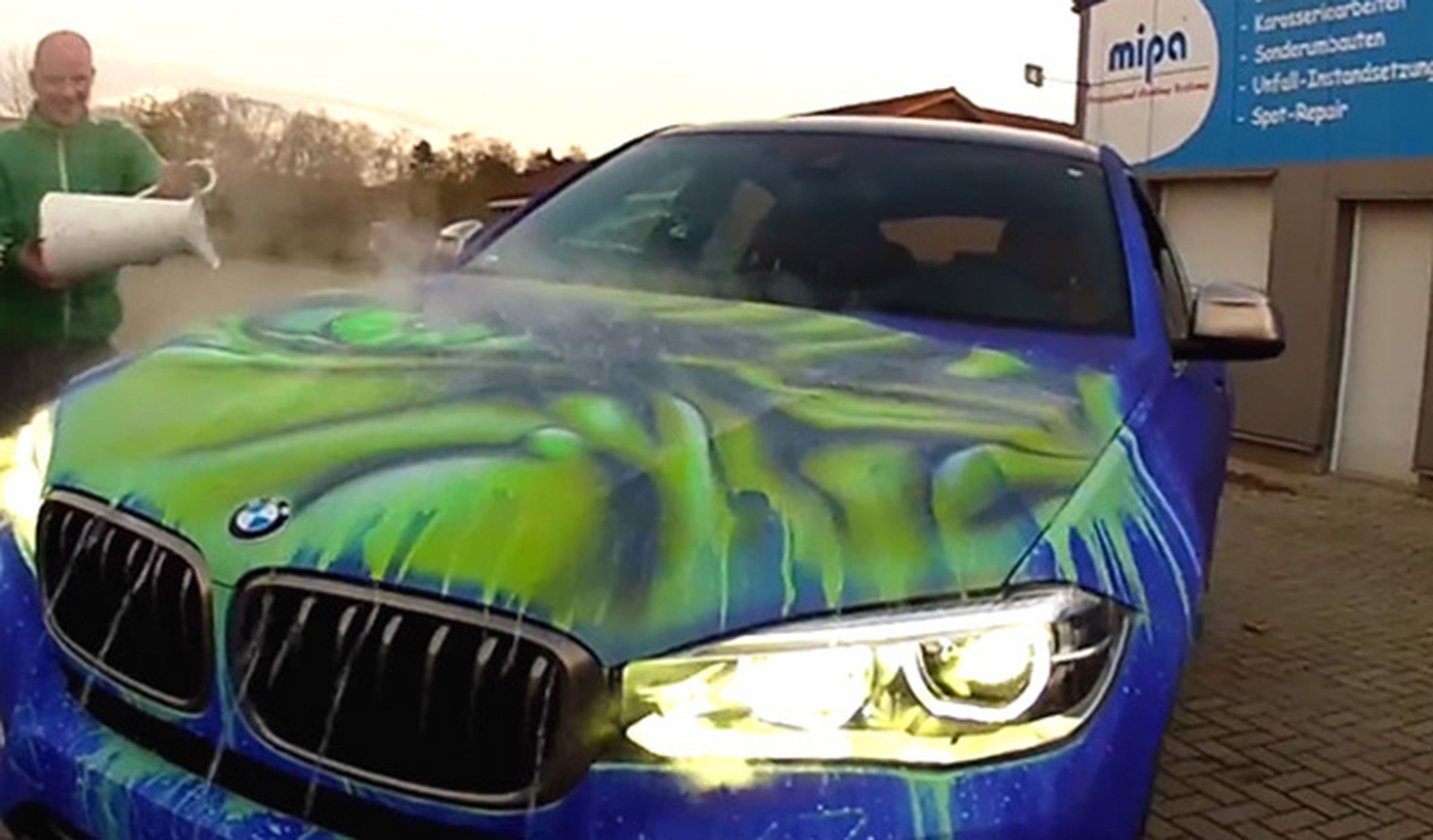 El BMW X6 que cambia de color