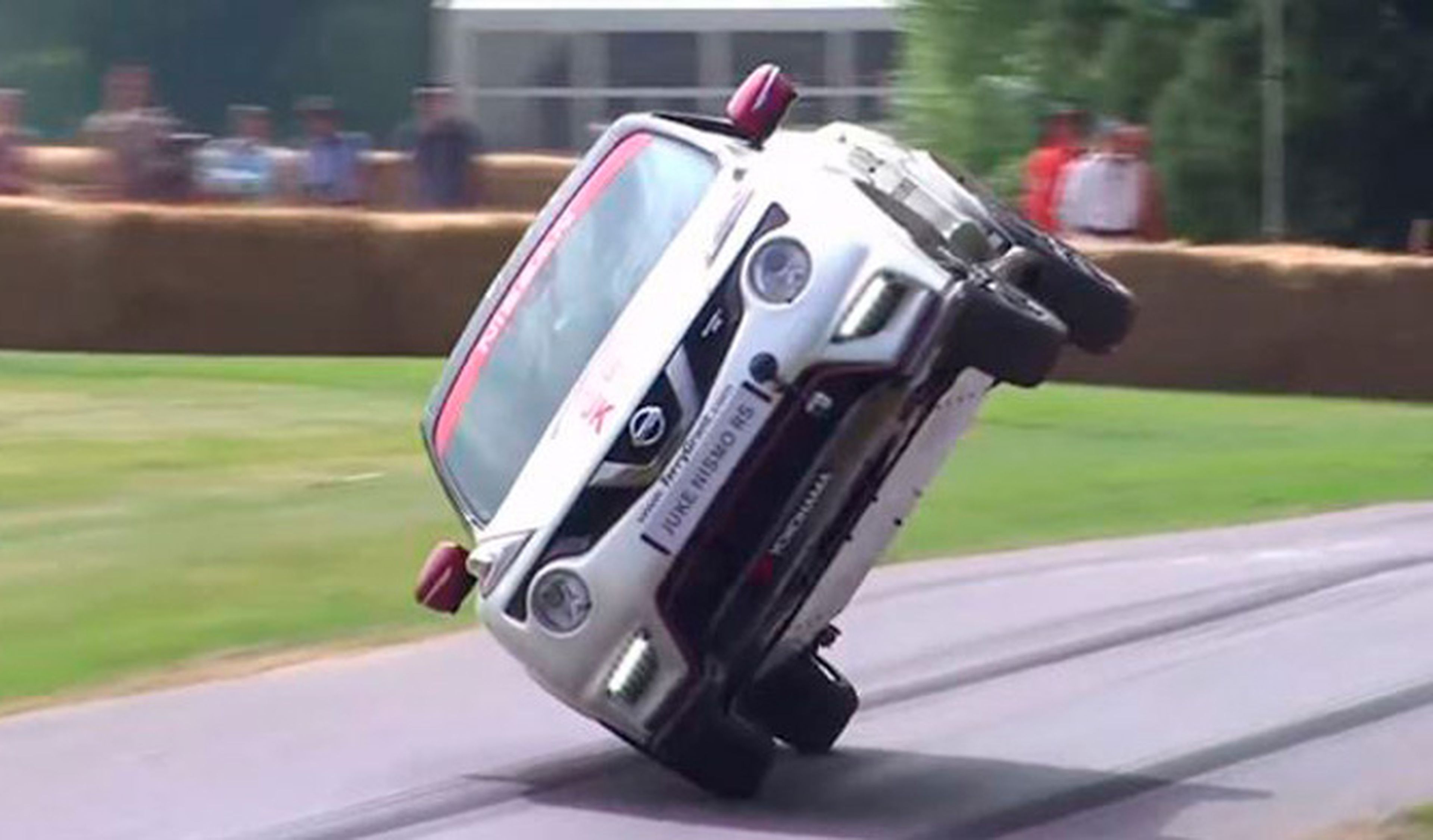 Vídeo: Nissan Juke RS Nismo, ¡a dos ruedas en Goodwood!