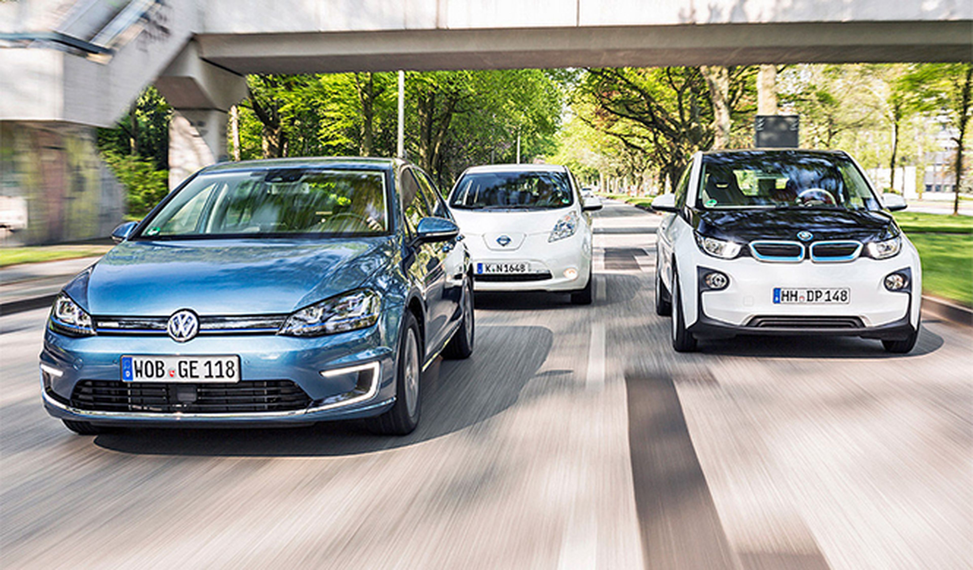 El VW e-Golf le gana la batalla al Nissan Leaf