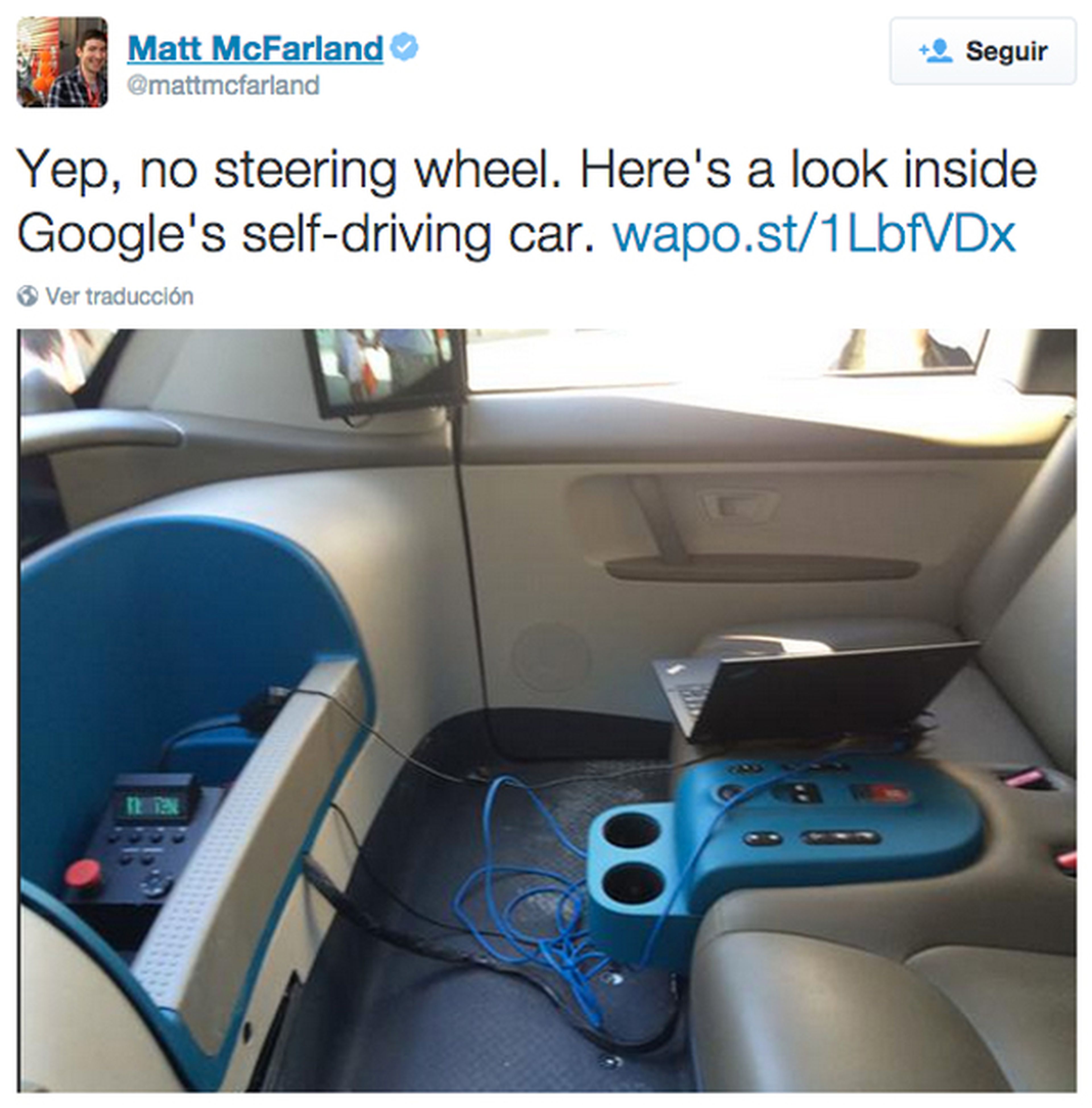 interior coche google