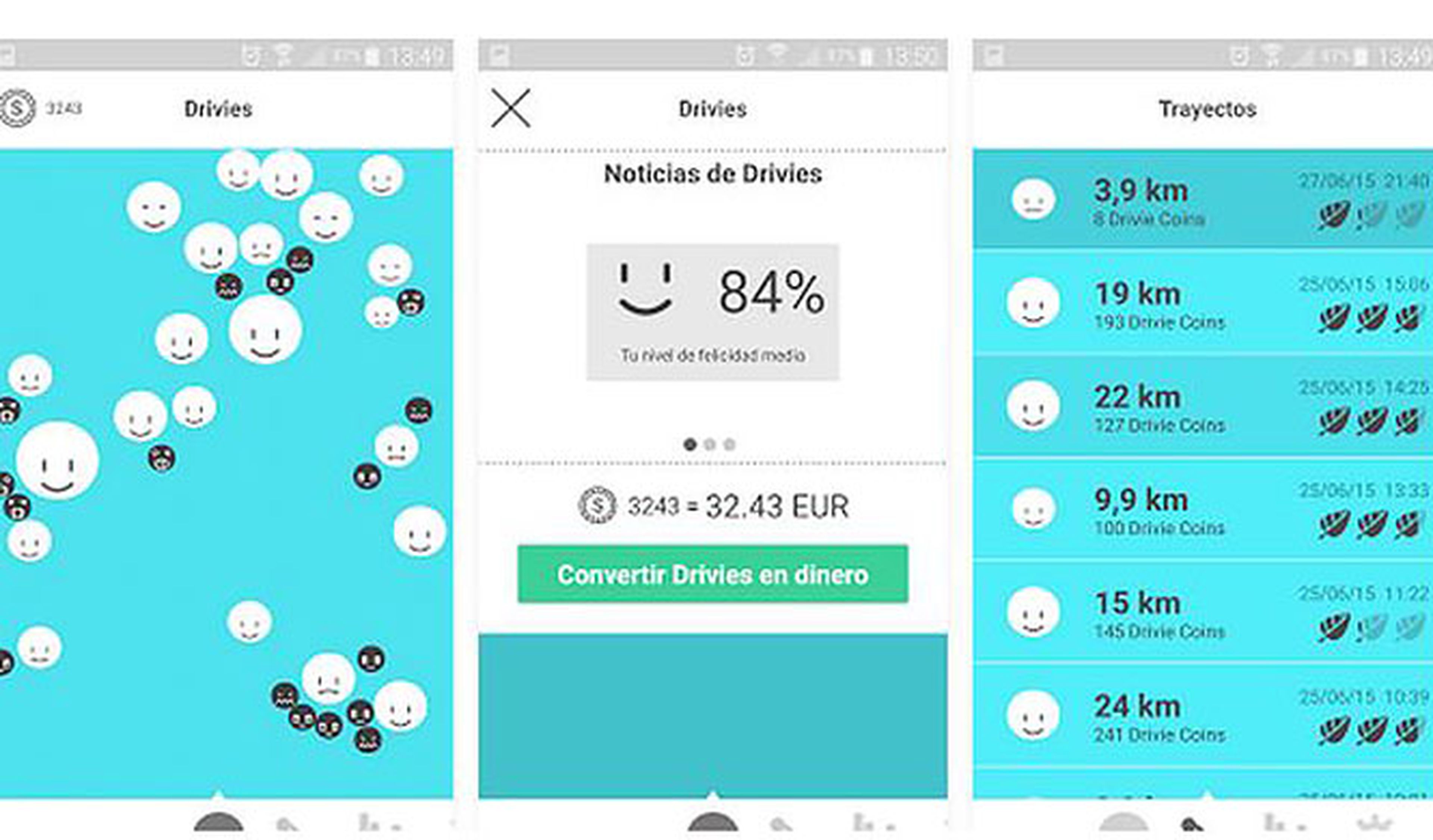 'Drivies', la app que te informa de tus errores al conducir