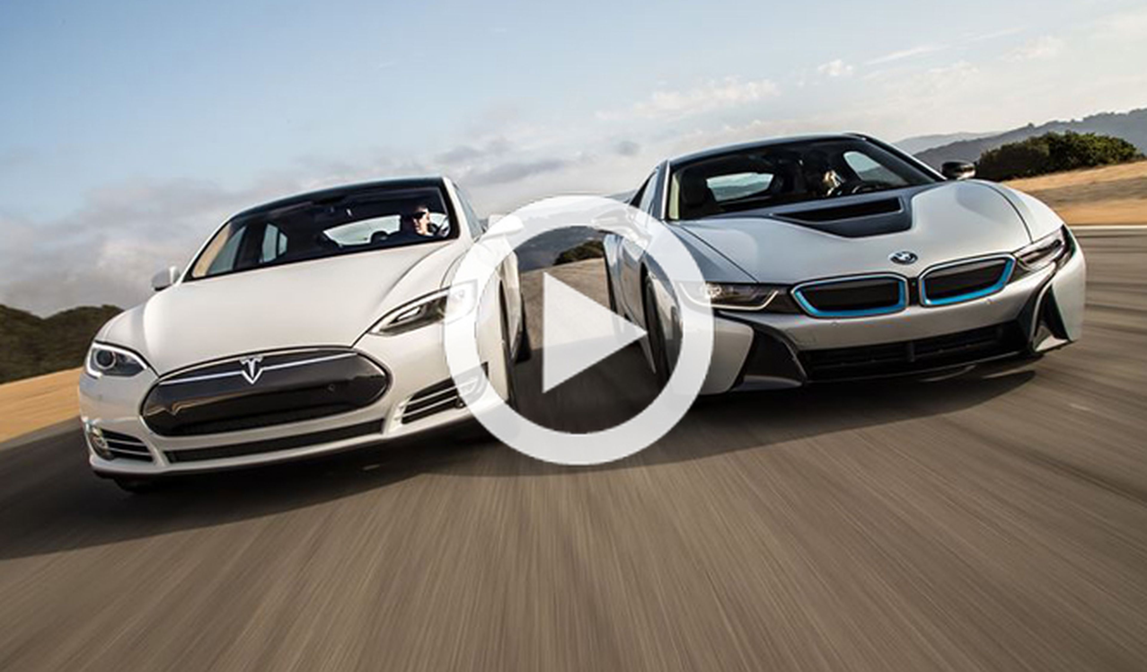 Drag Race electrizante: BMW i8 contra Tesla Model S P85D
