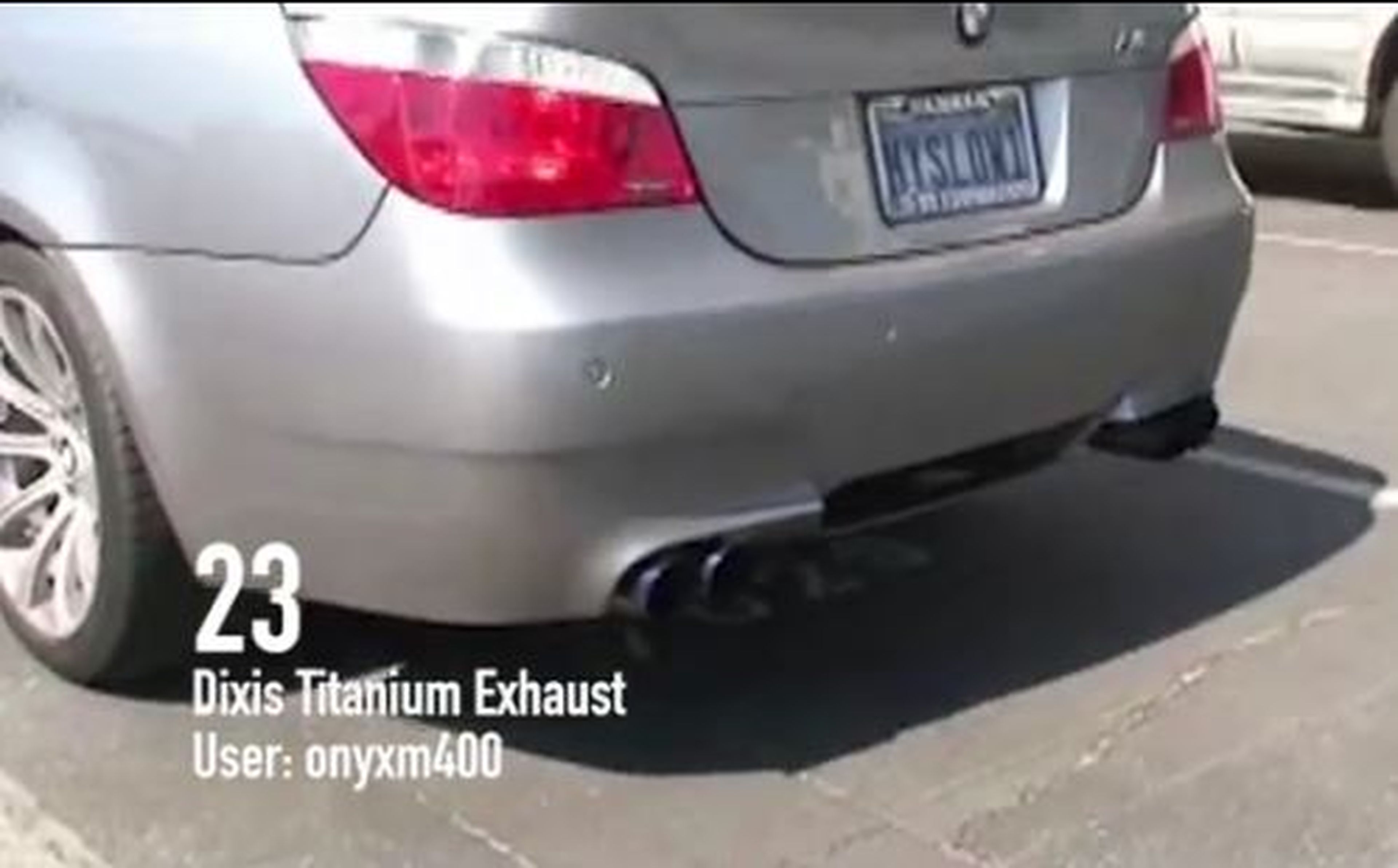 Vídeo: recopilación del sonido de 59 escapes en el BMW M5