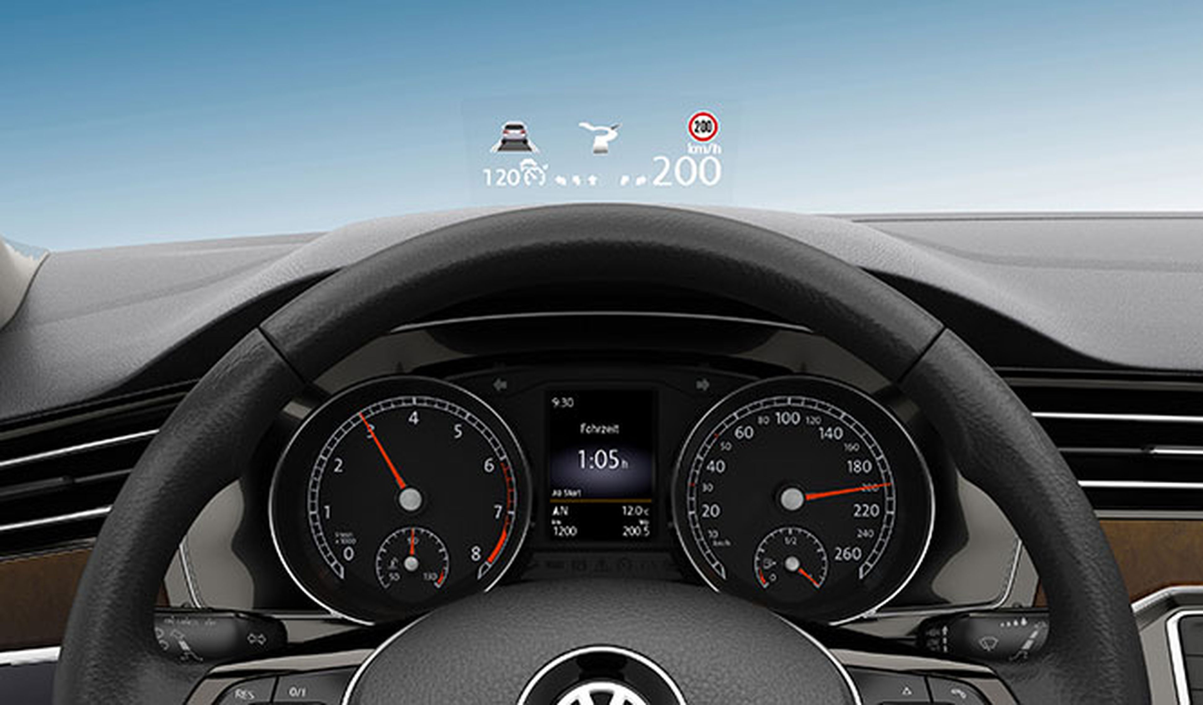 Las 8 claves del nuevo head-up display del VW Passat