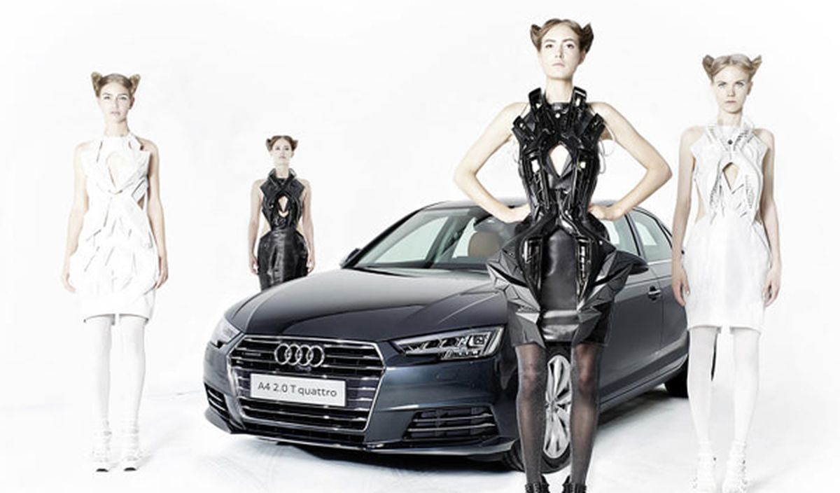 Vestidos inspirados en el nuevos Audi A4 sedán