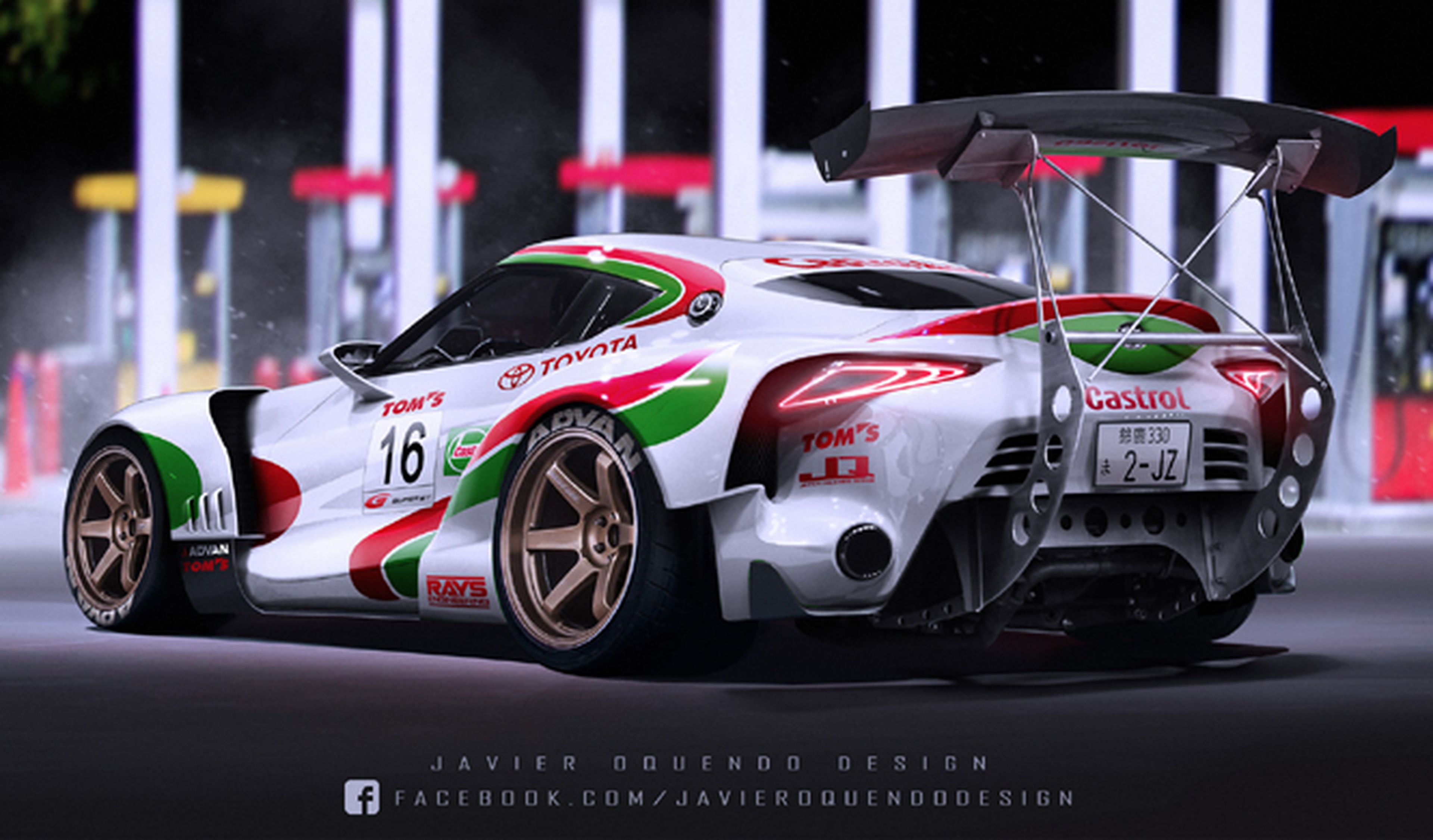 Tom´s Castrol Toyota FT-1 Super GT, ¡impresionante!