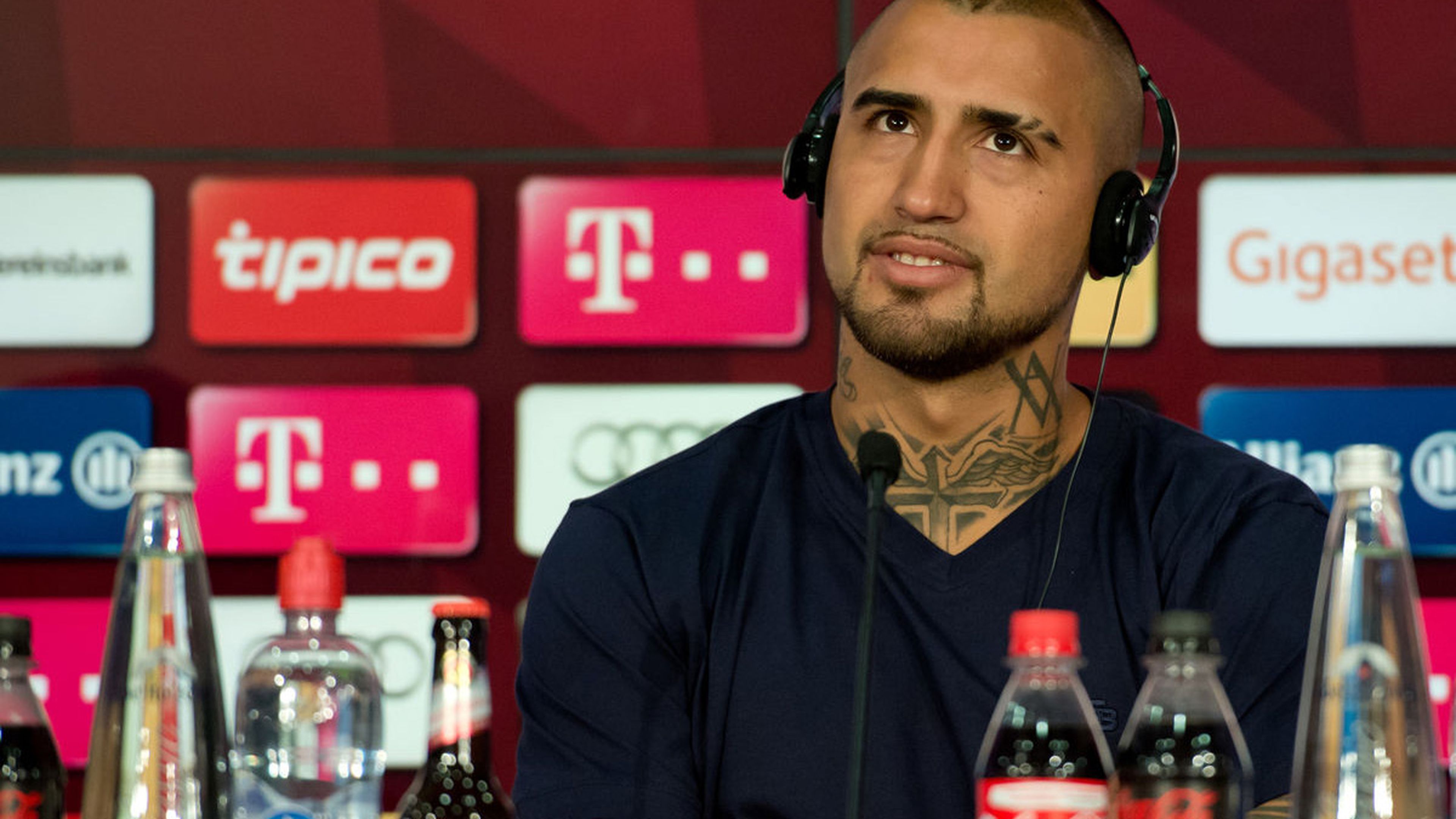 Arturo Vidal no conducirá en Múnich (de momento). Rueda de prensa Bayern 2.
