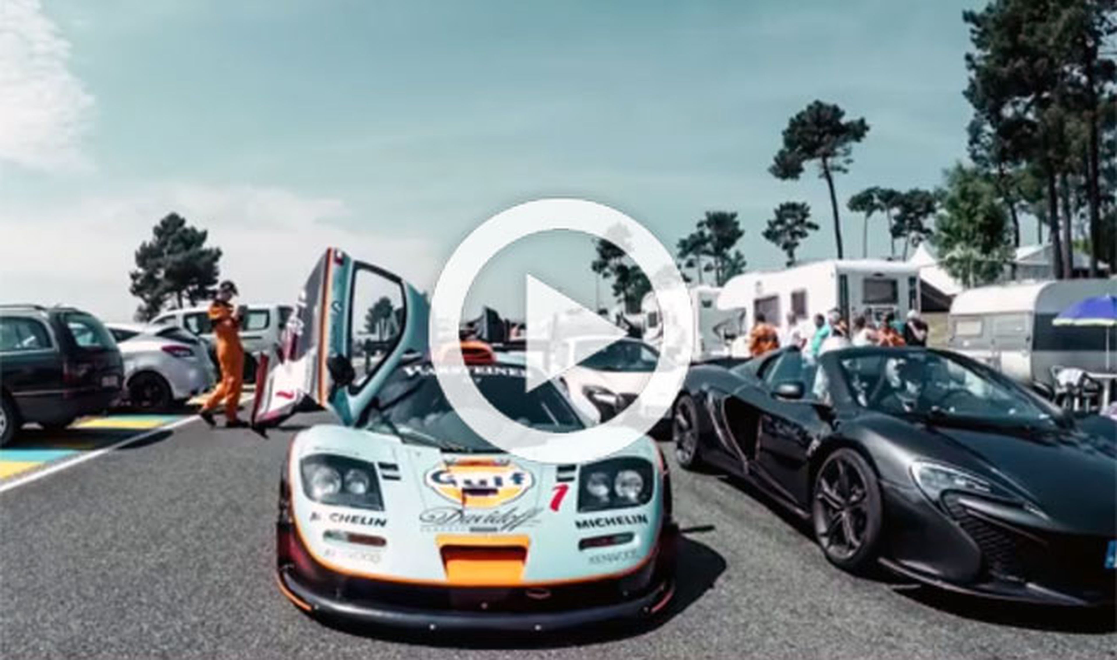 Vídeo: los McLaren F1 GTR y P1 GTR toman Le Mans