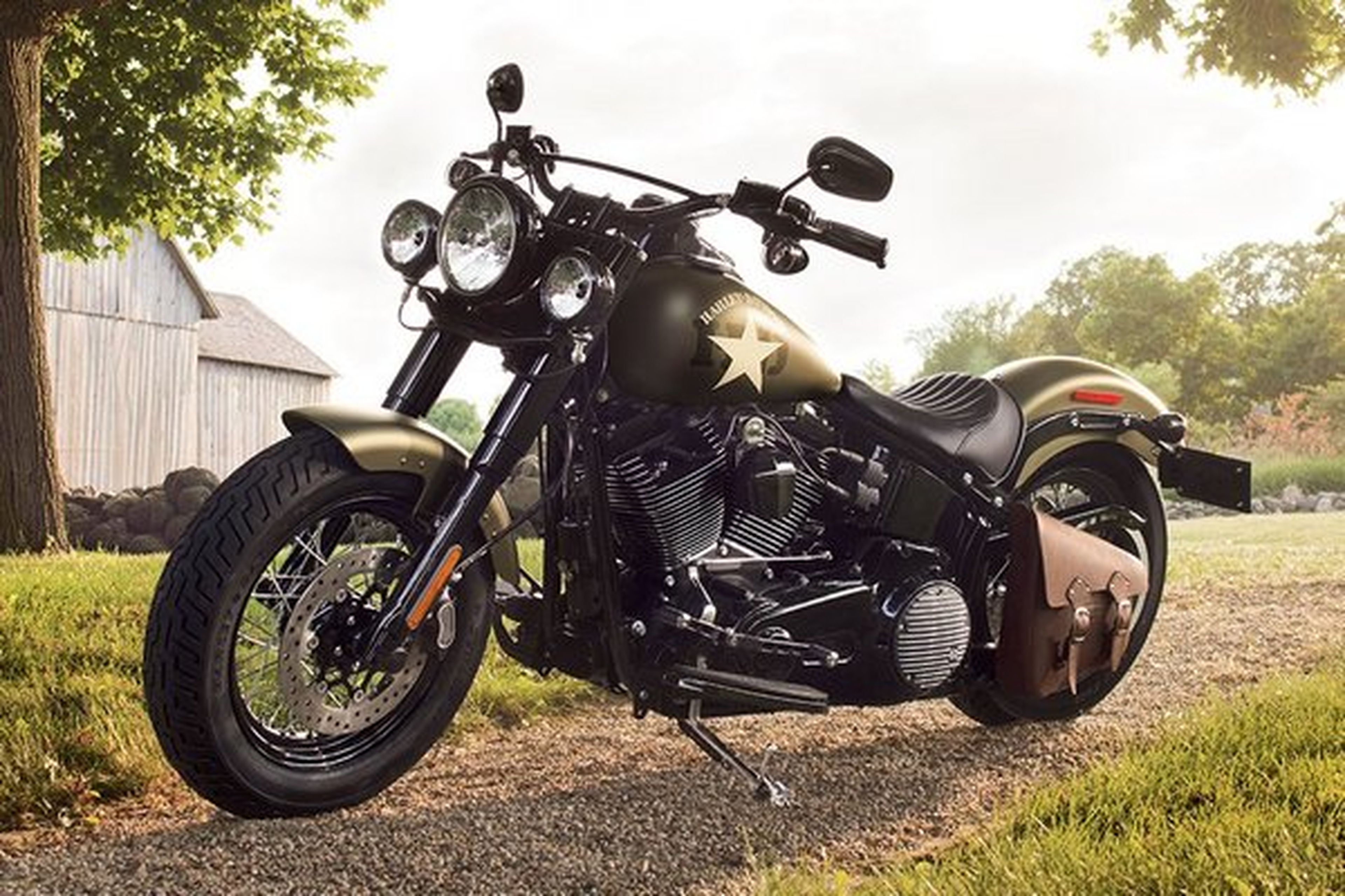Más madera para la Harley-Davidson Softail Slim S 2016