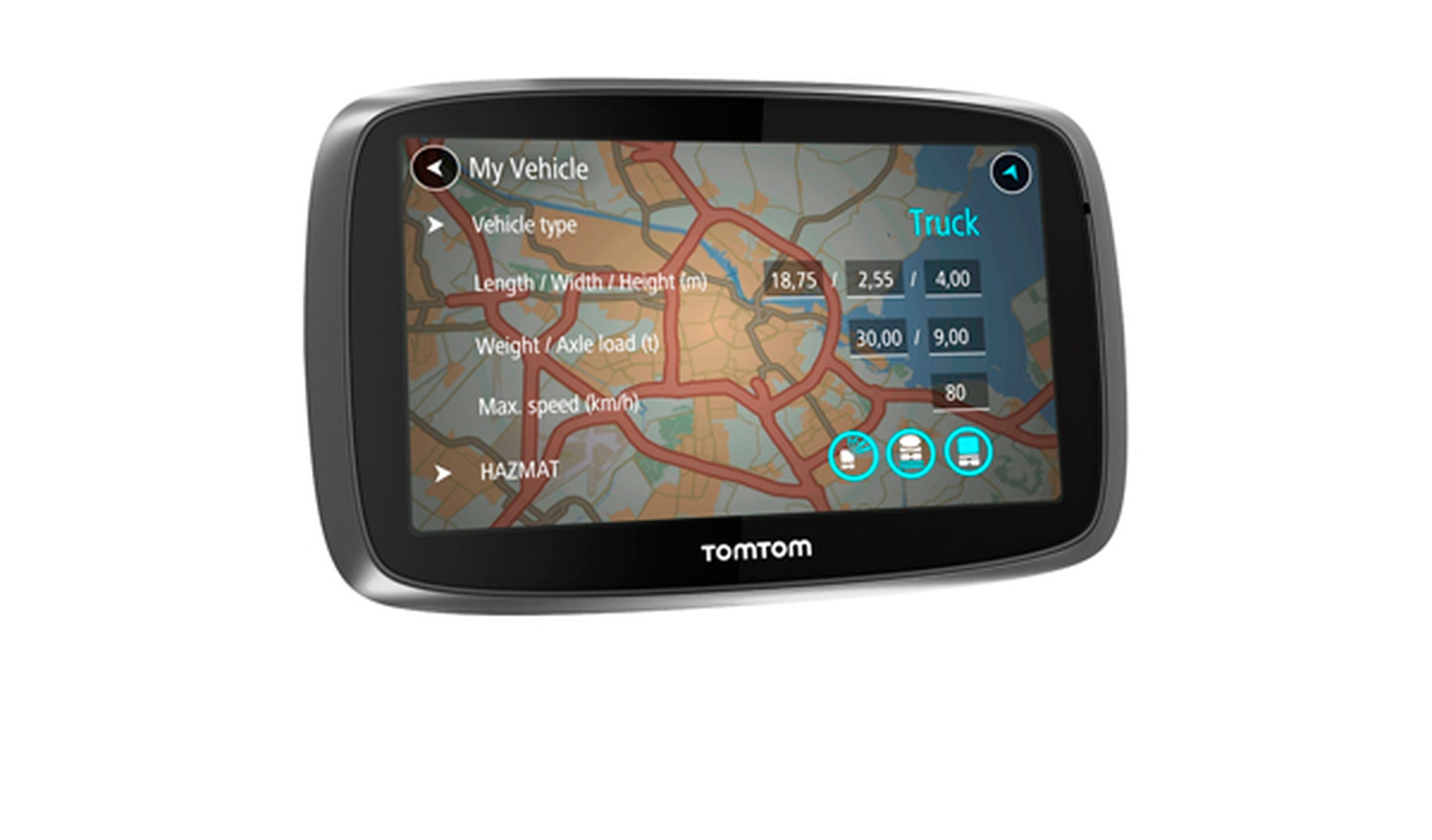 TomTom Trucker 5000: el GPS camionero