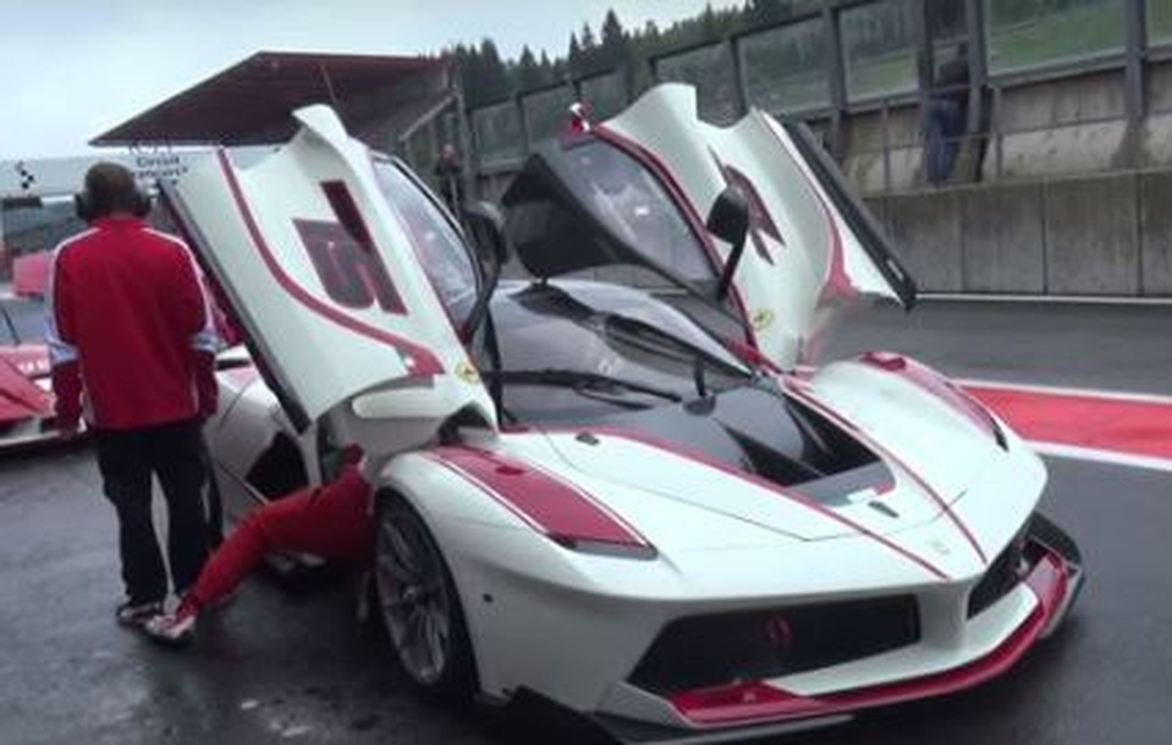 Vídeo: Ferrari FXX K, rey de la lluvia