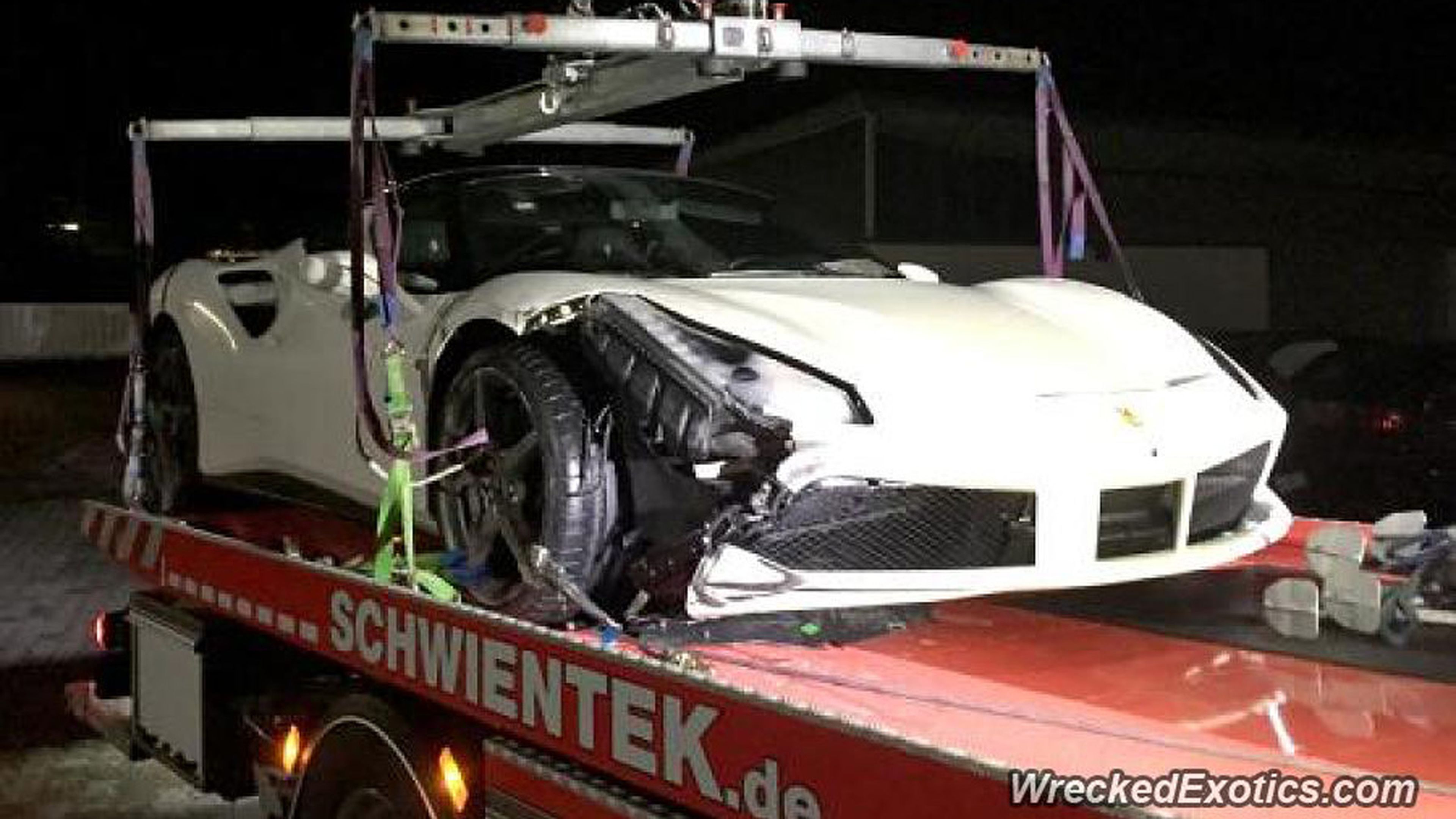 Primer accidente de un Ferrari 488 GTB