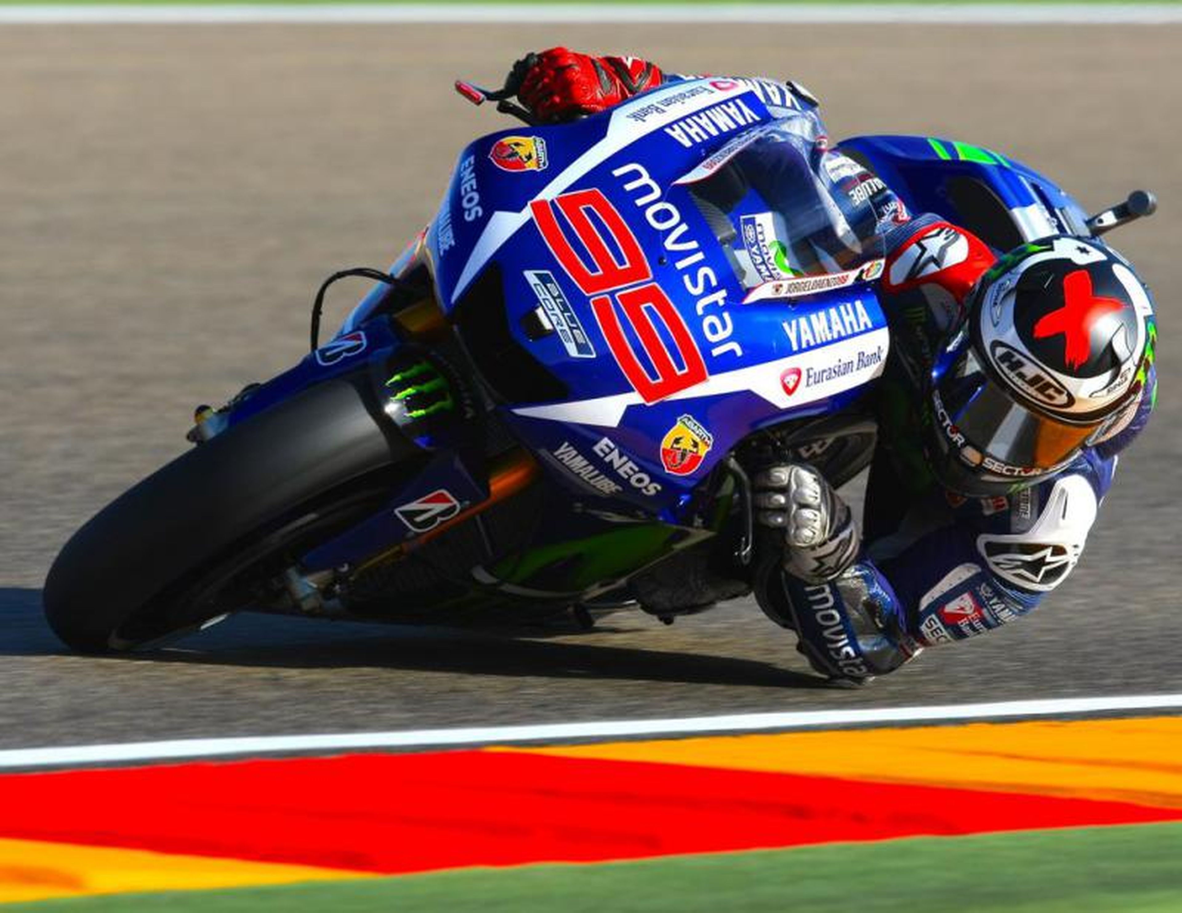 Libres MotoGP Aragon 2015: Lorenzo apabulla