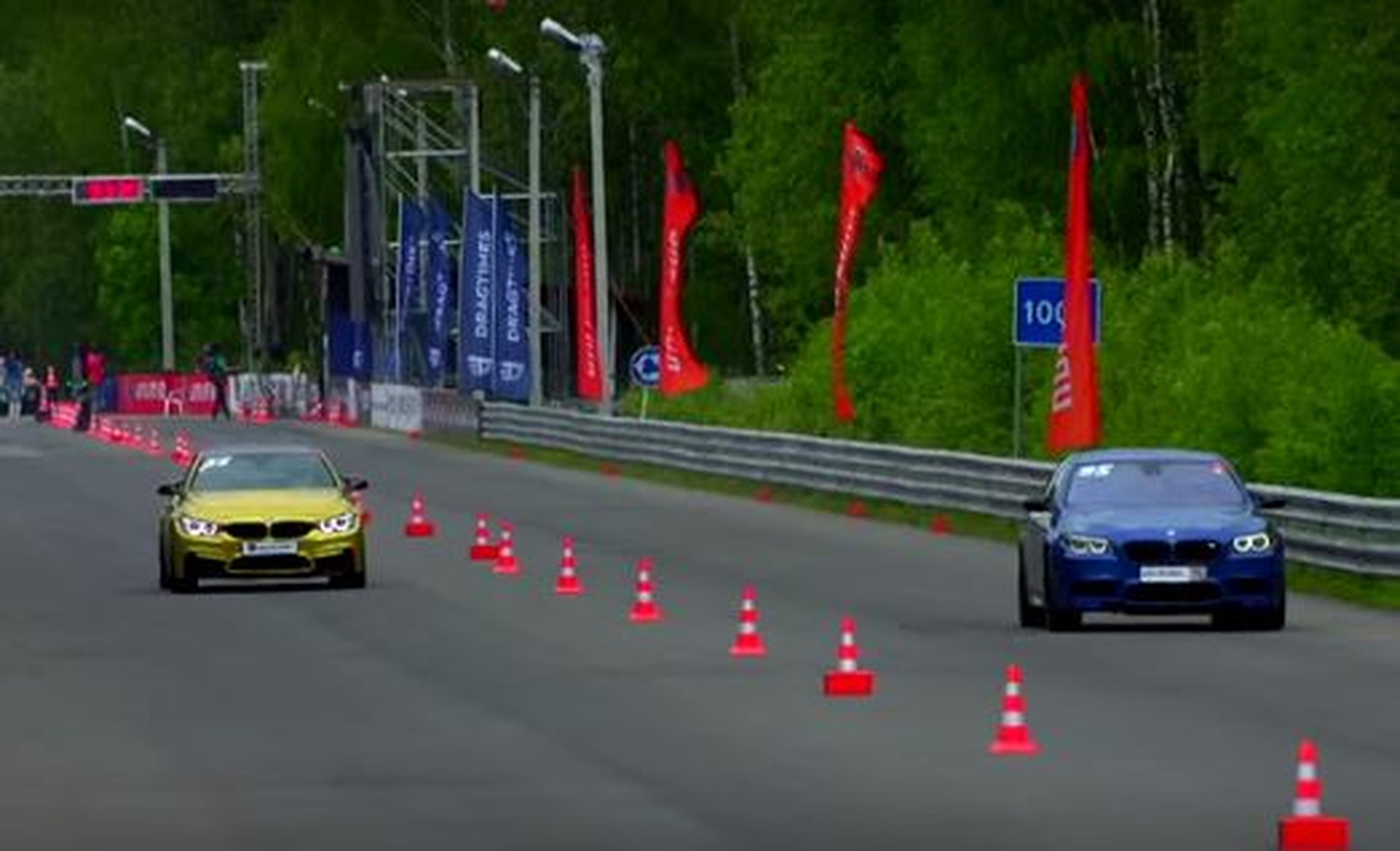 'Drag race' entre hermanos: BMW M5 vs BMW M4