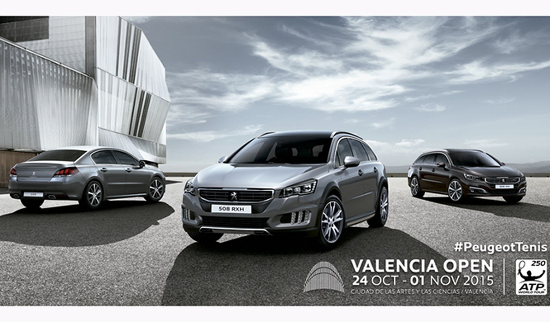 Peugeot vehículo oficial del Valencia Open
