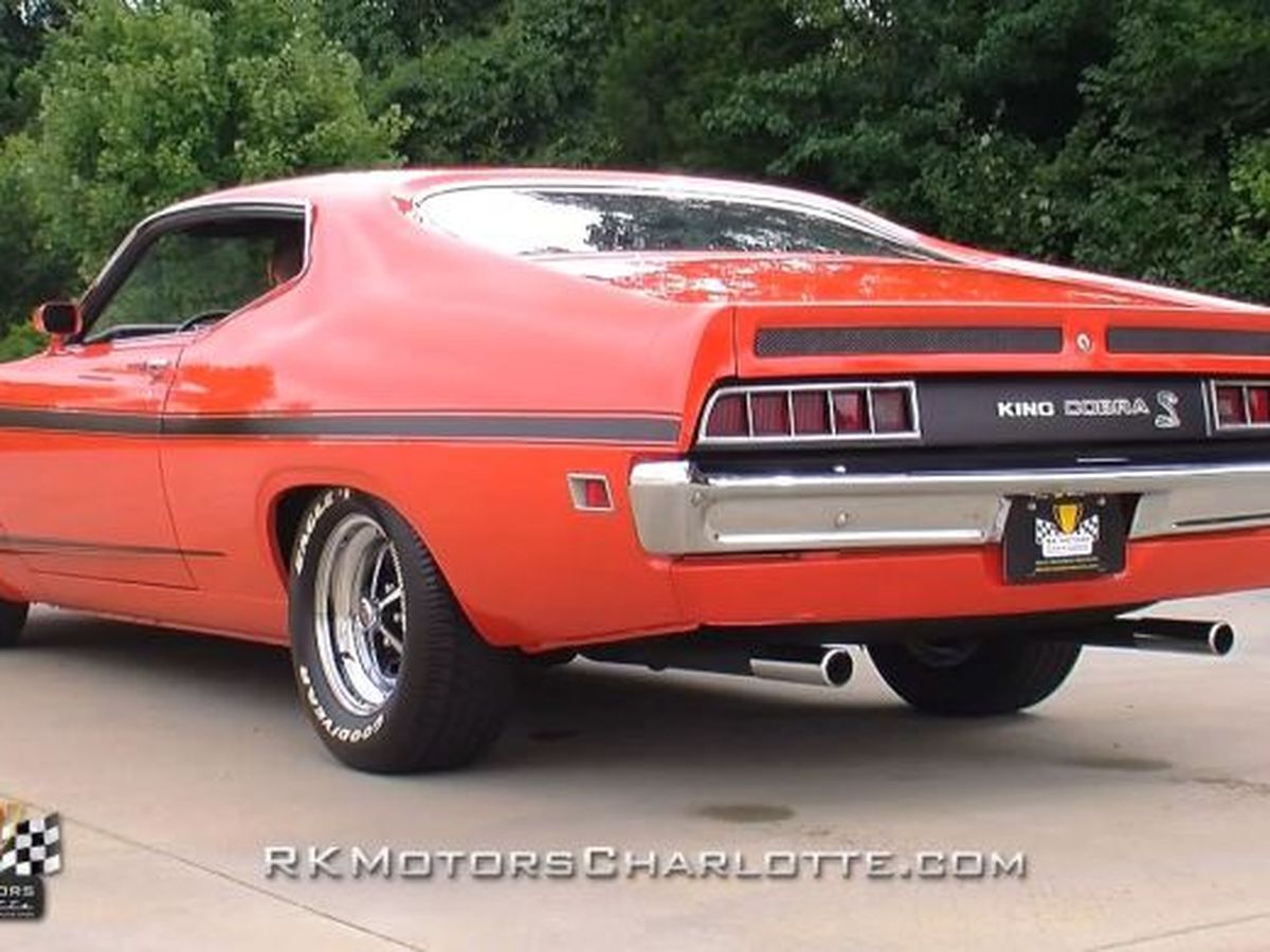 Un Ford Torino King Cobra de 1970 un tanto caro