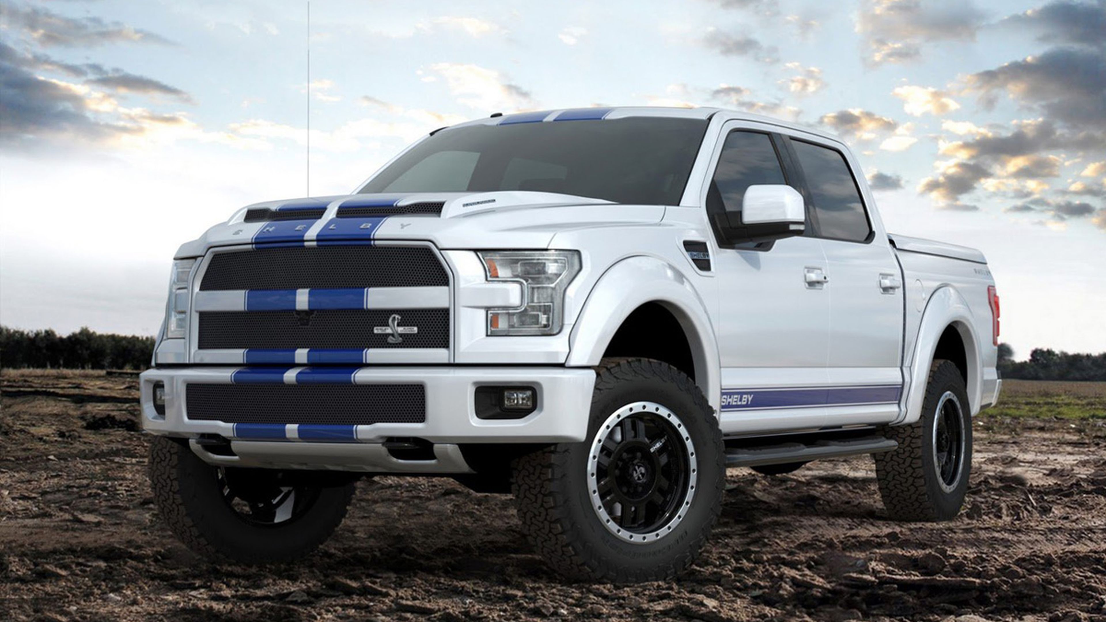 Ford F150 Shelby blanco